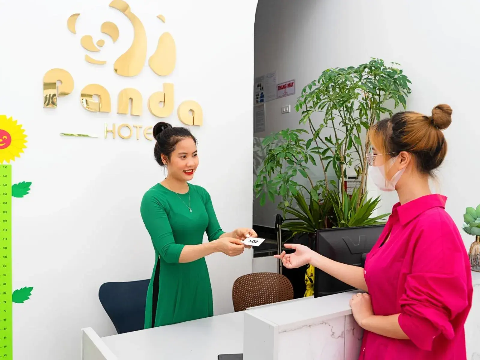 Lobby or reception in Bai Chay Panda Hotel Lobby or reception in Bai Chay Panda Hotel