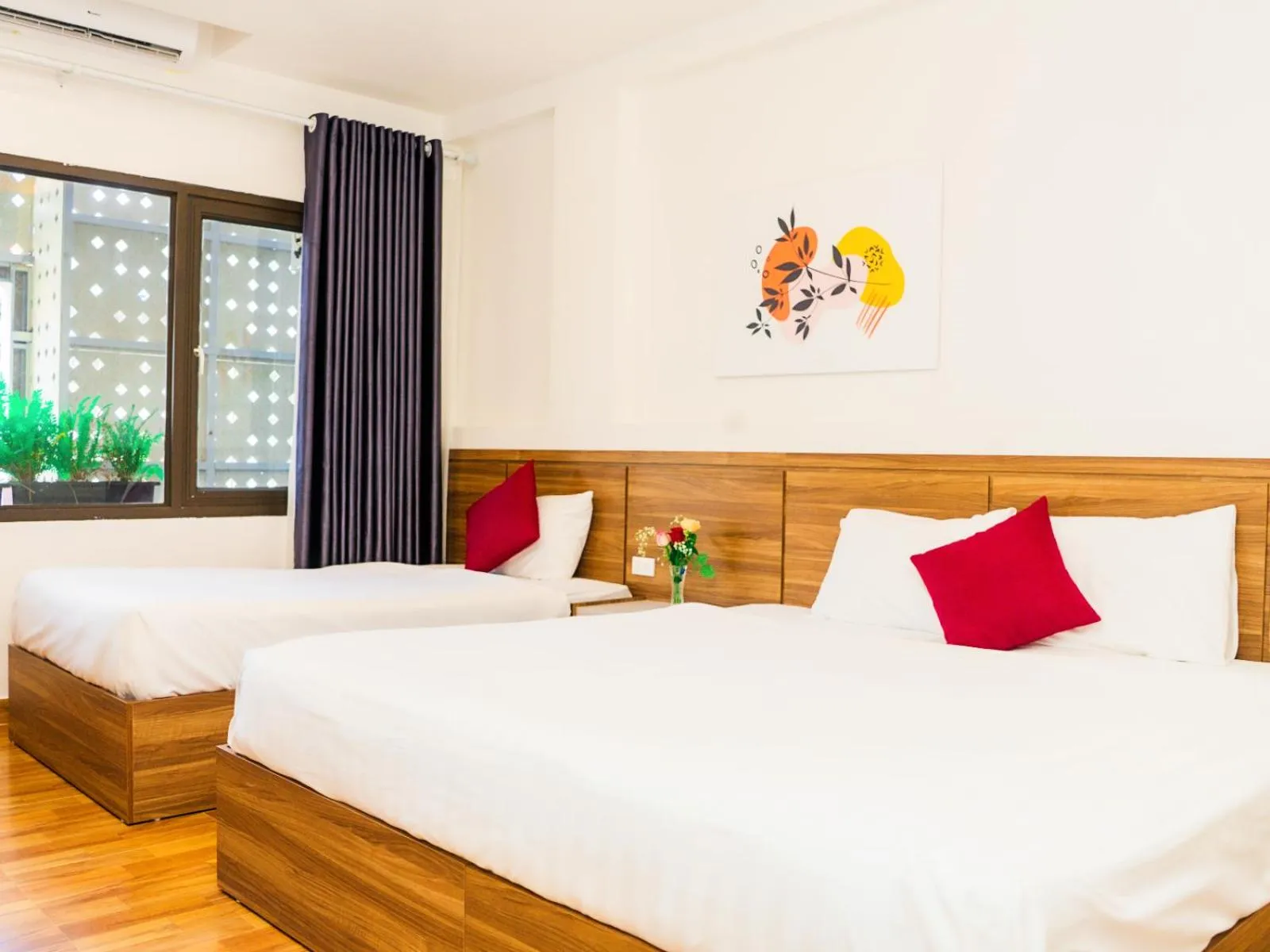 Bed in Bai Chay Panda Hotel