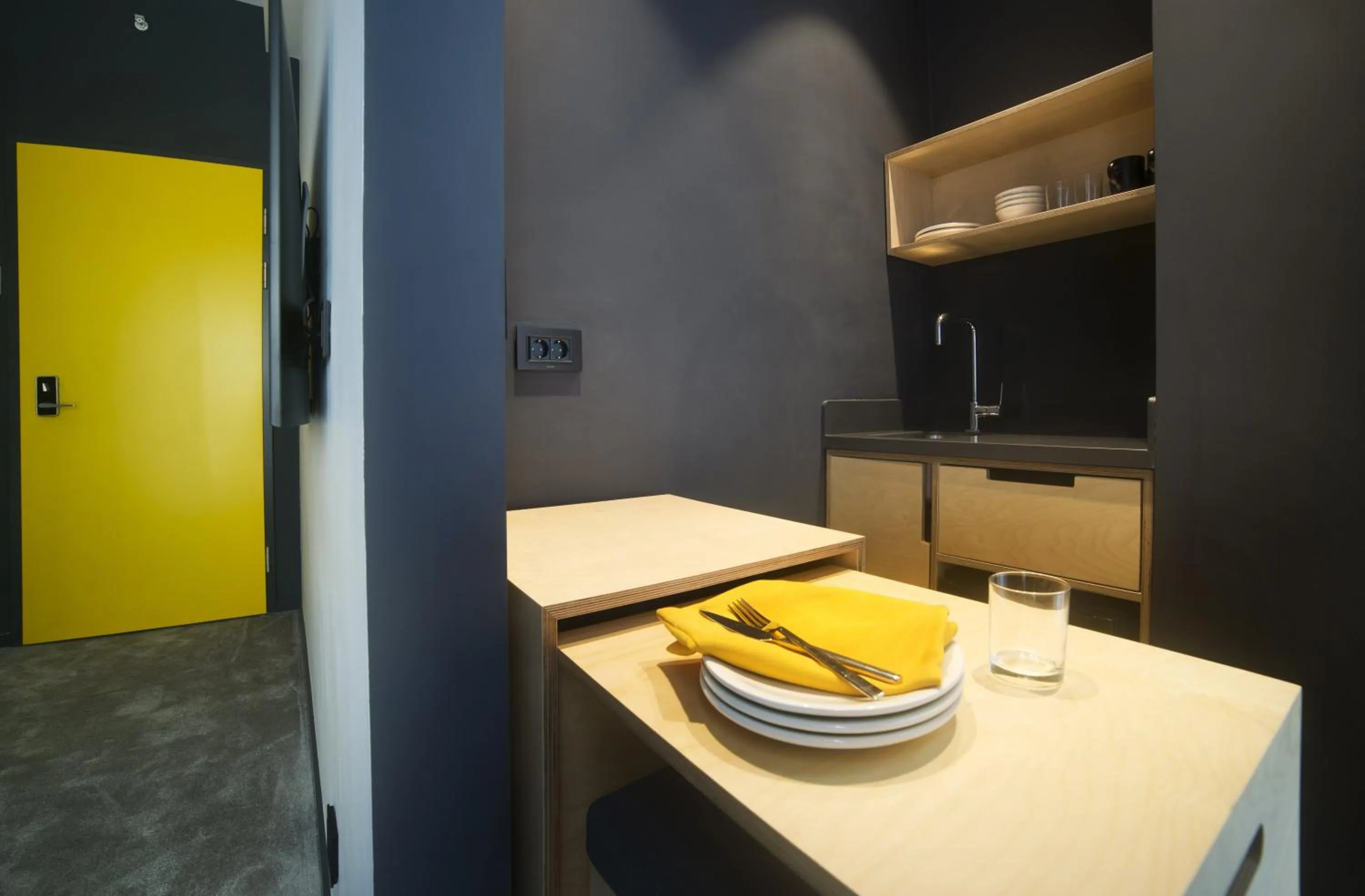 Kitchen or kitchenette in Trip Park Hotel