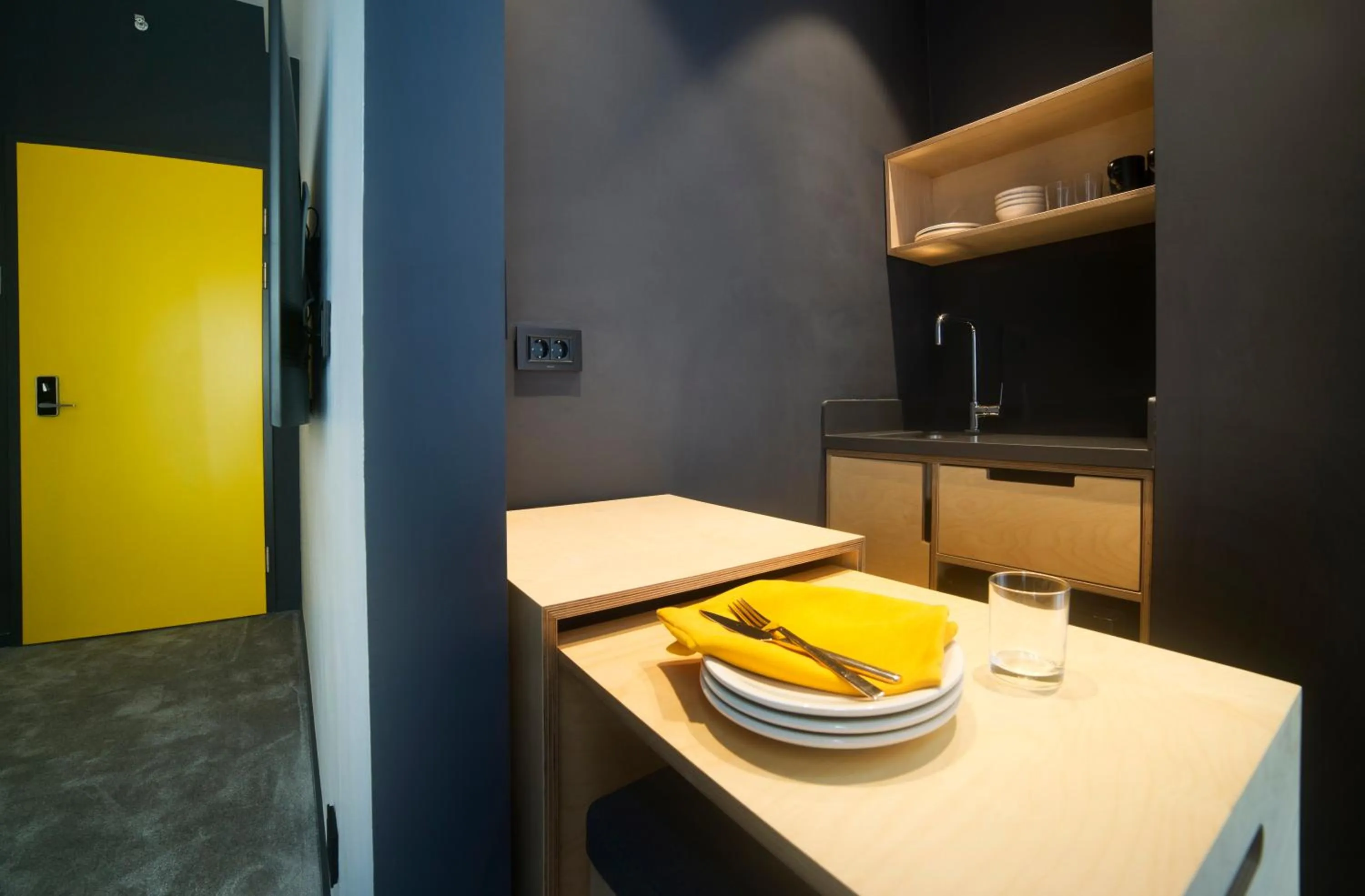 Kitchen or kitchenette in Trip Park Hotel