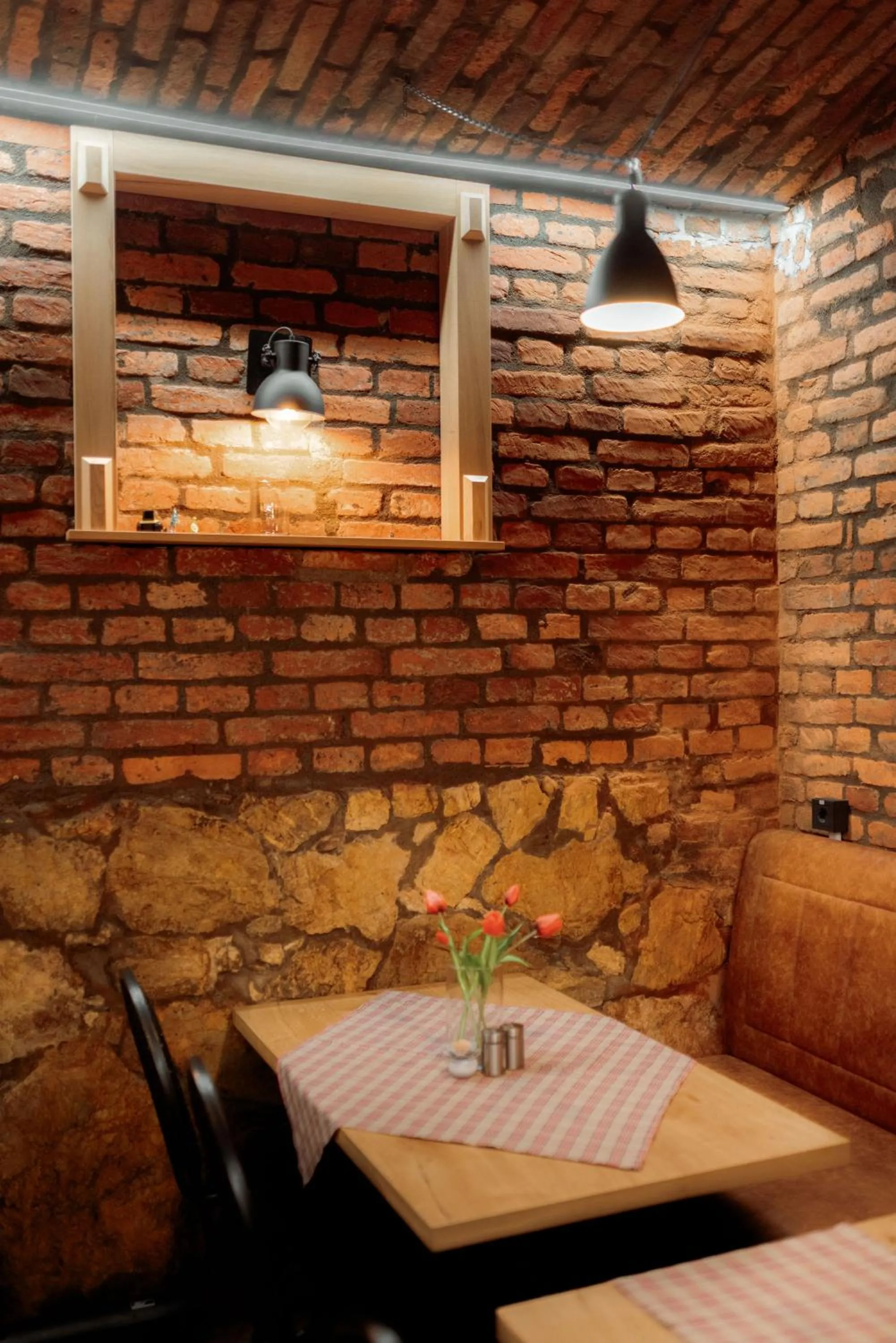 Dining area in NED Hotel