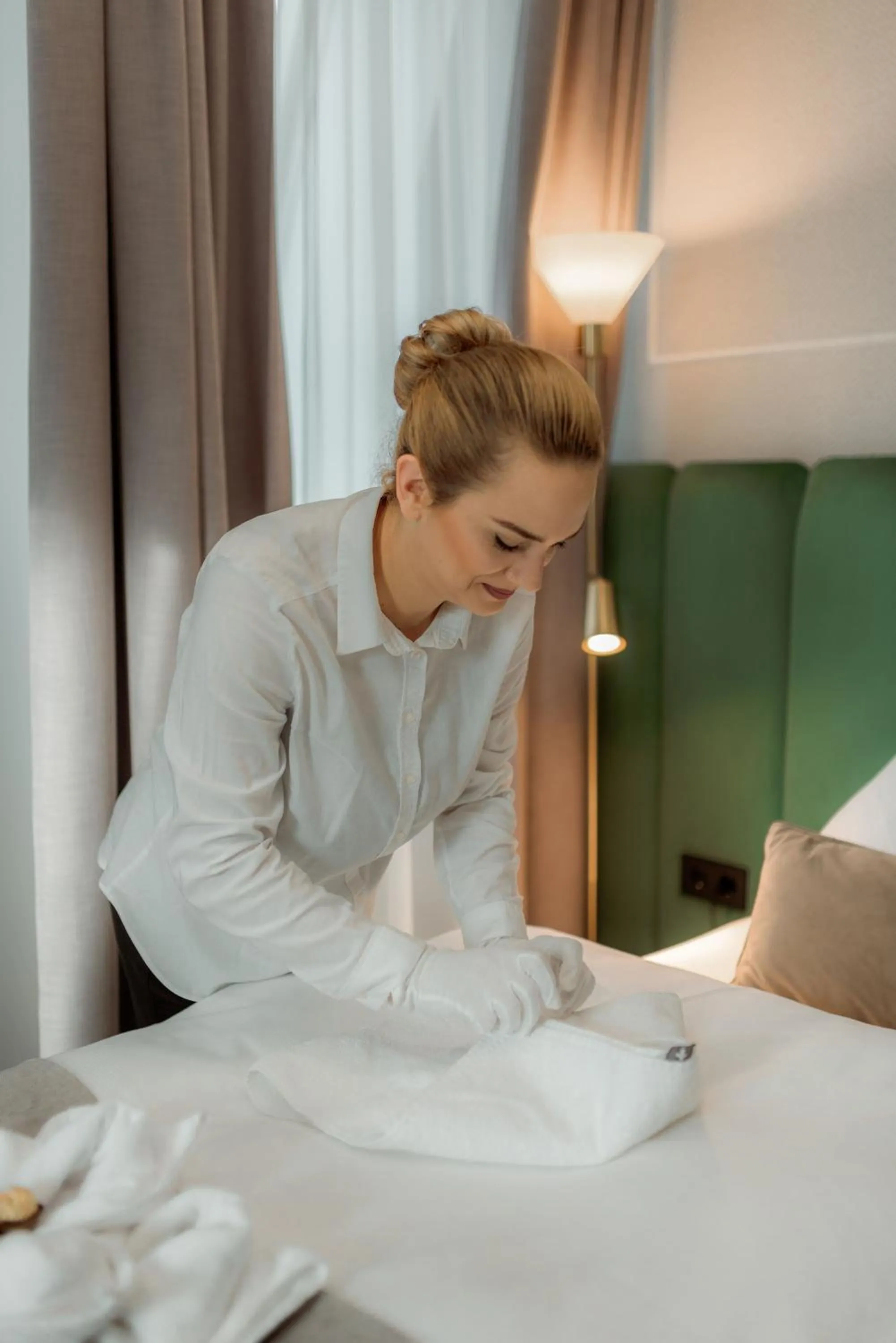 People, Bed in NED Hotel