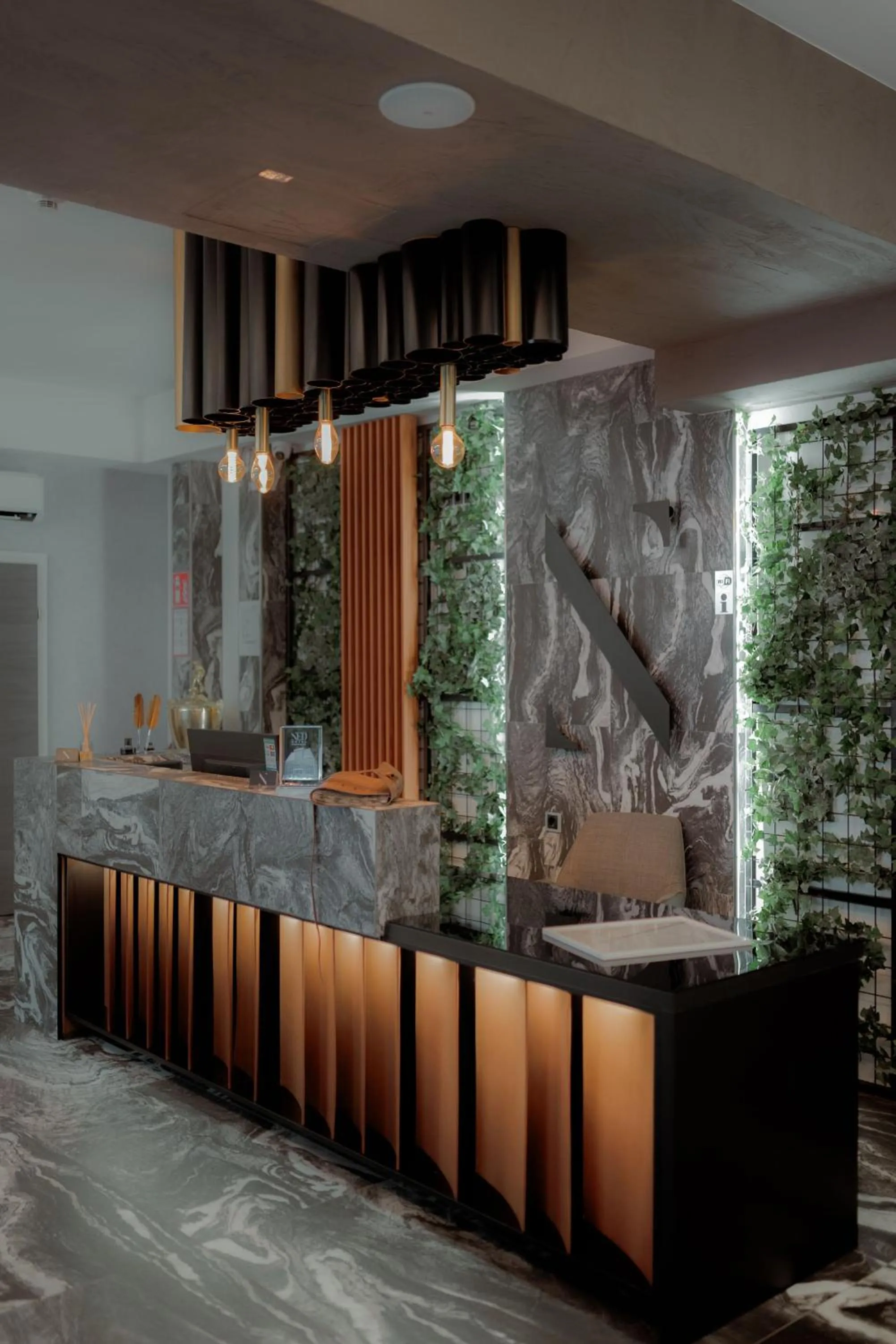 Lobby or reception in NED Hotel