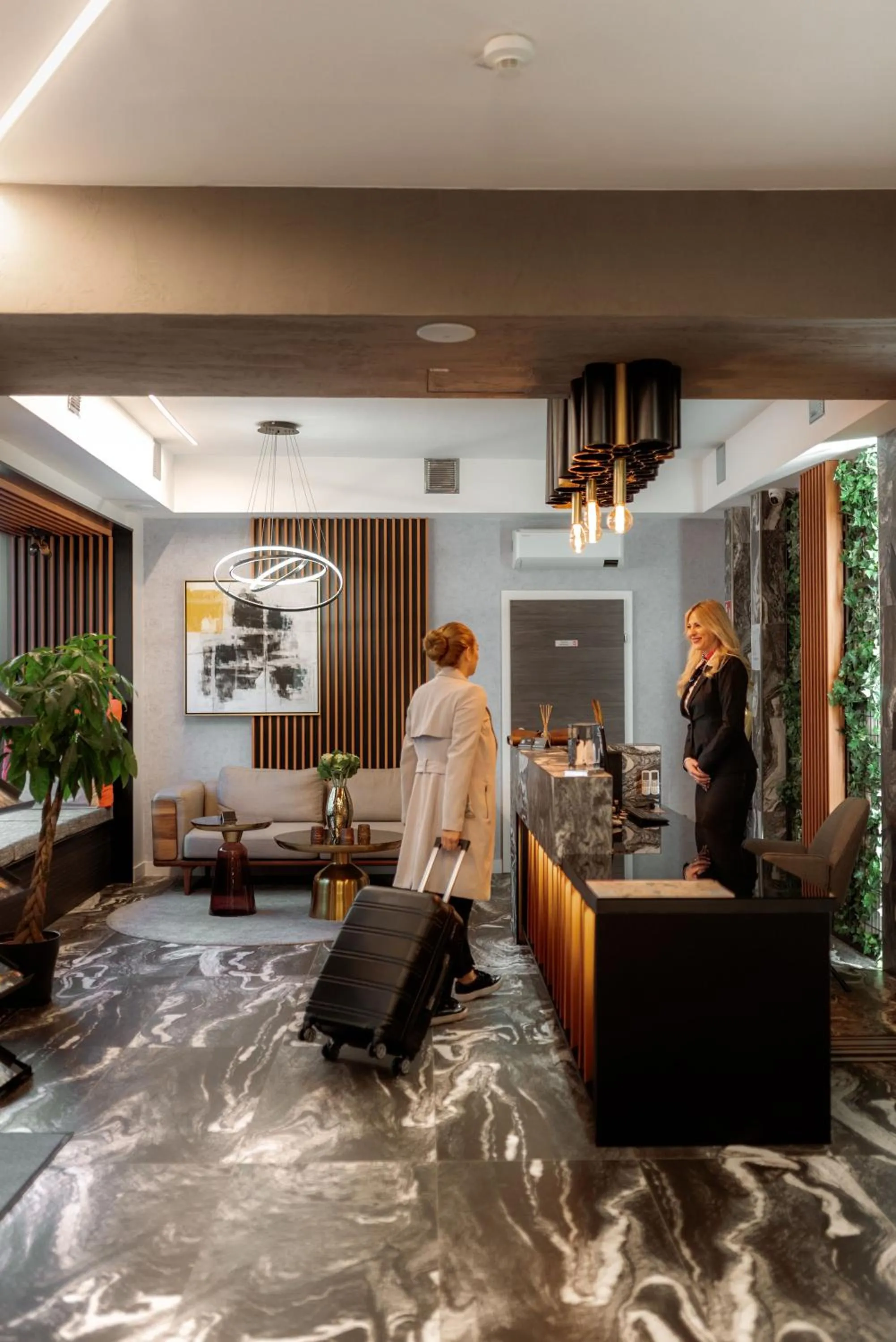 Lobby or reception in NED Hotel