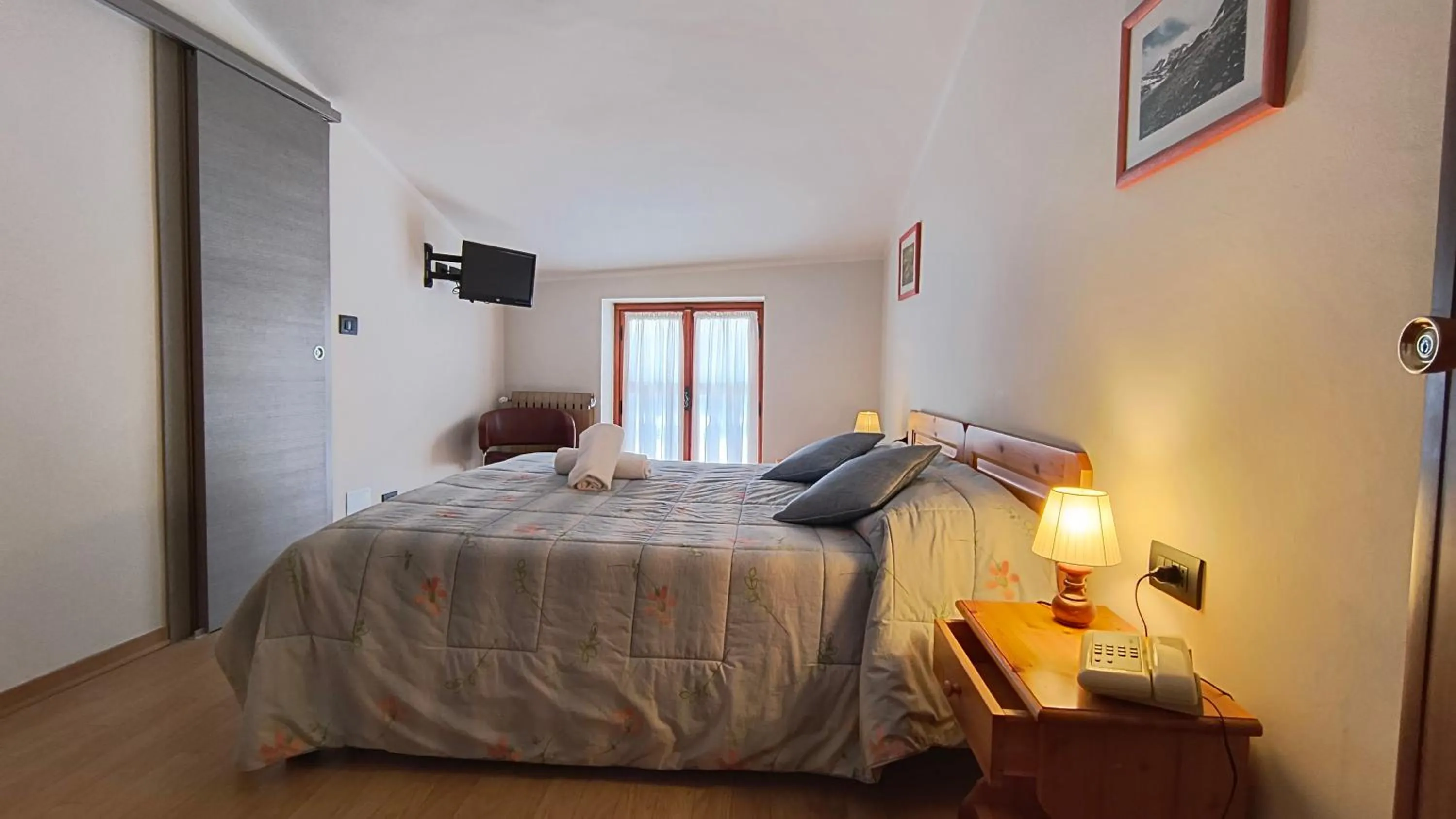 Bed in Hotel Blanchetti