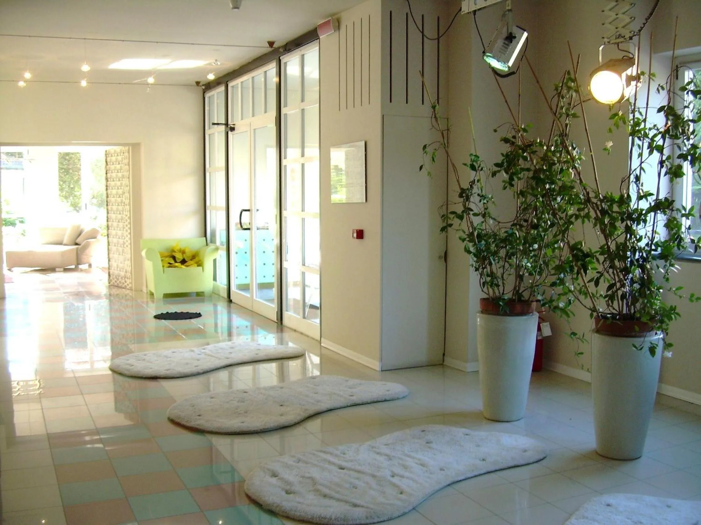 Lobby or reception in hotel garni Santa Caterina