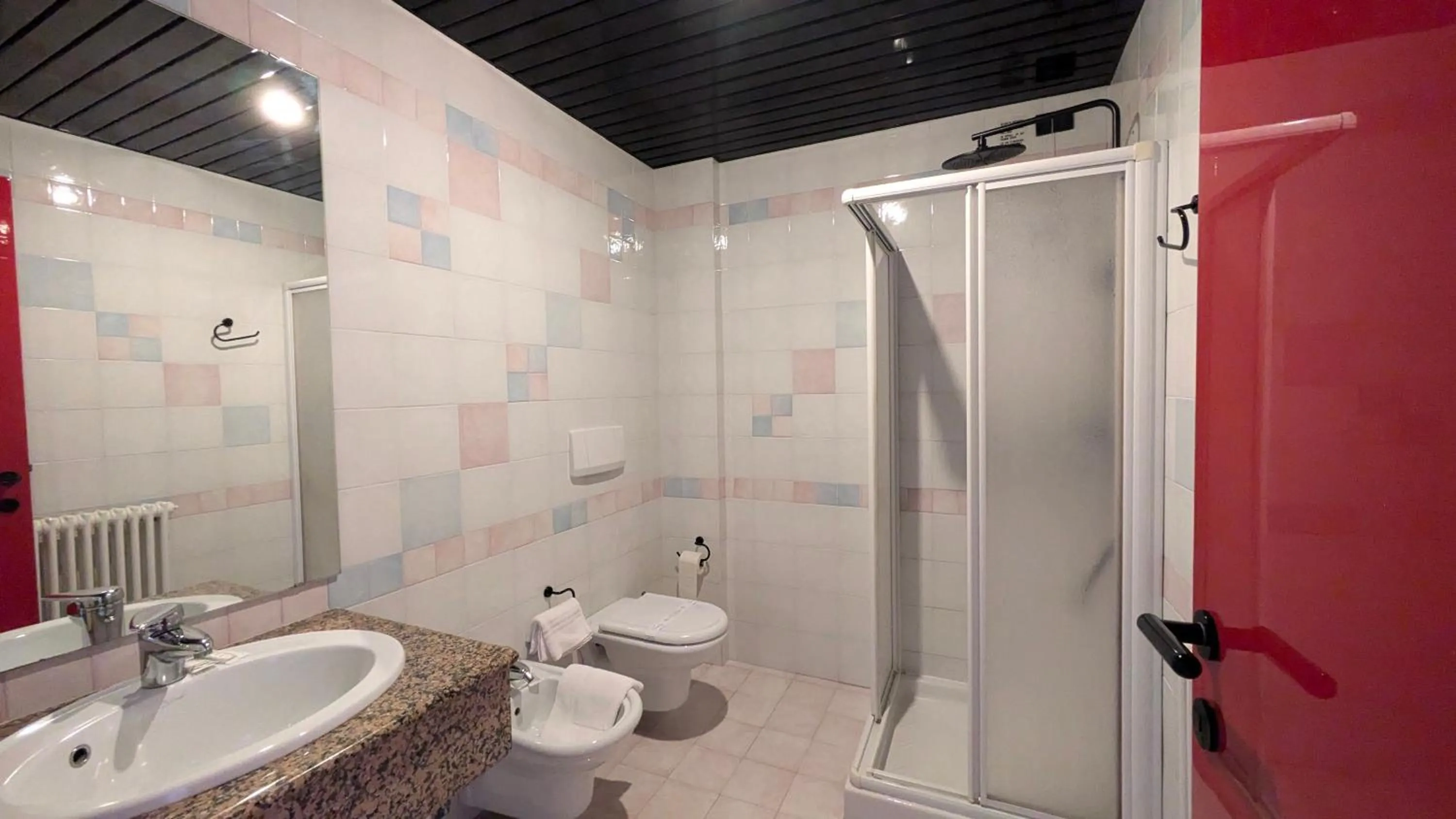 Toilet in hotel garni Santa Caterina