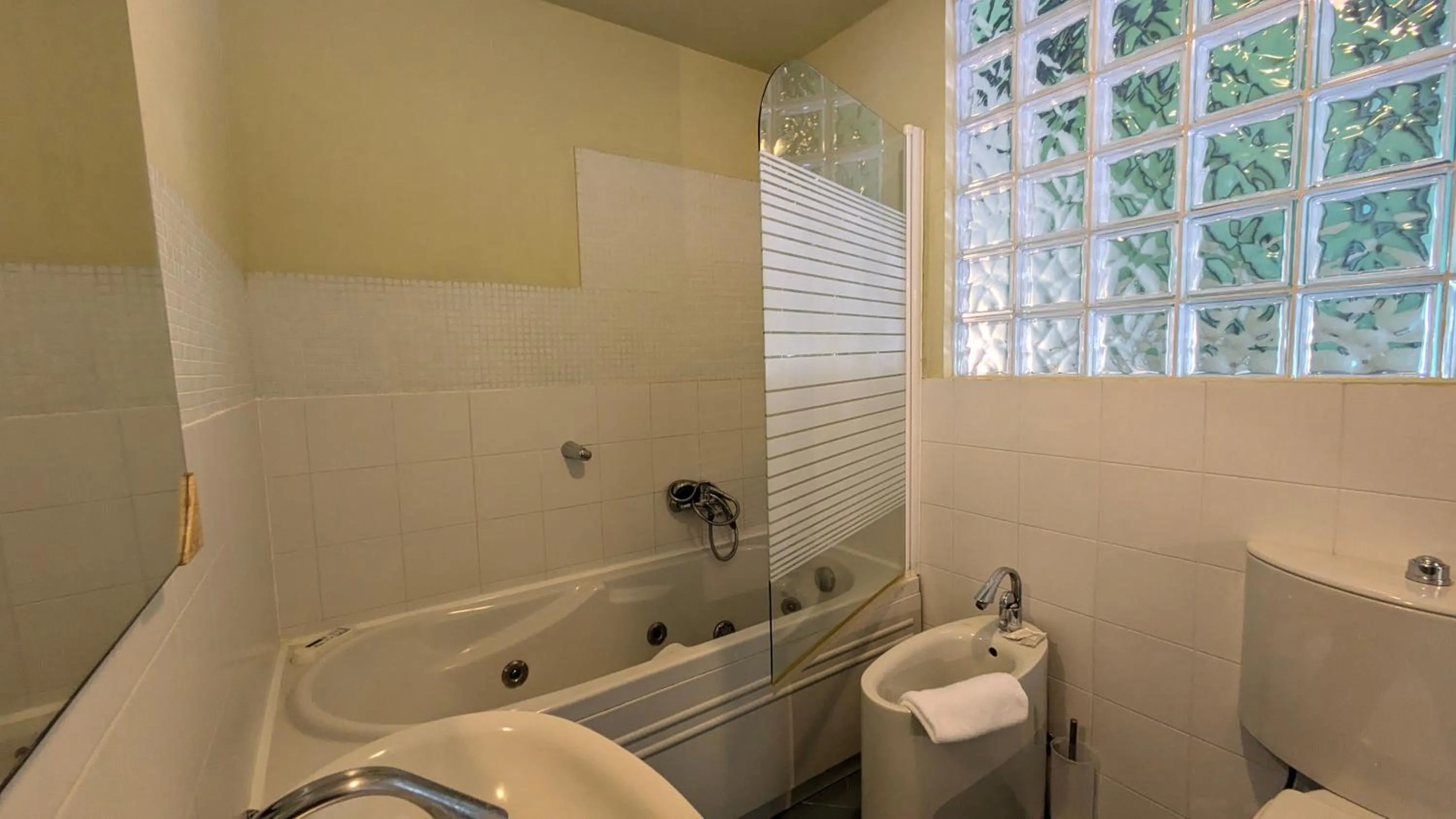 Toilet in hotel garni Santa Caterina