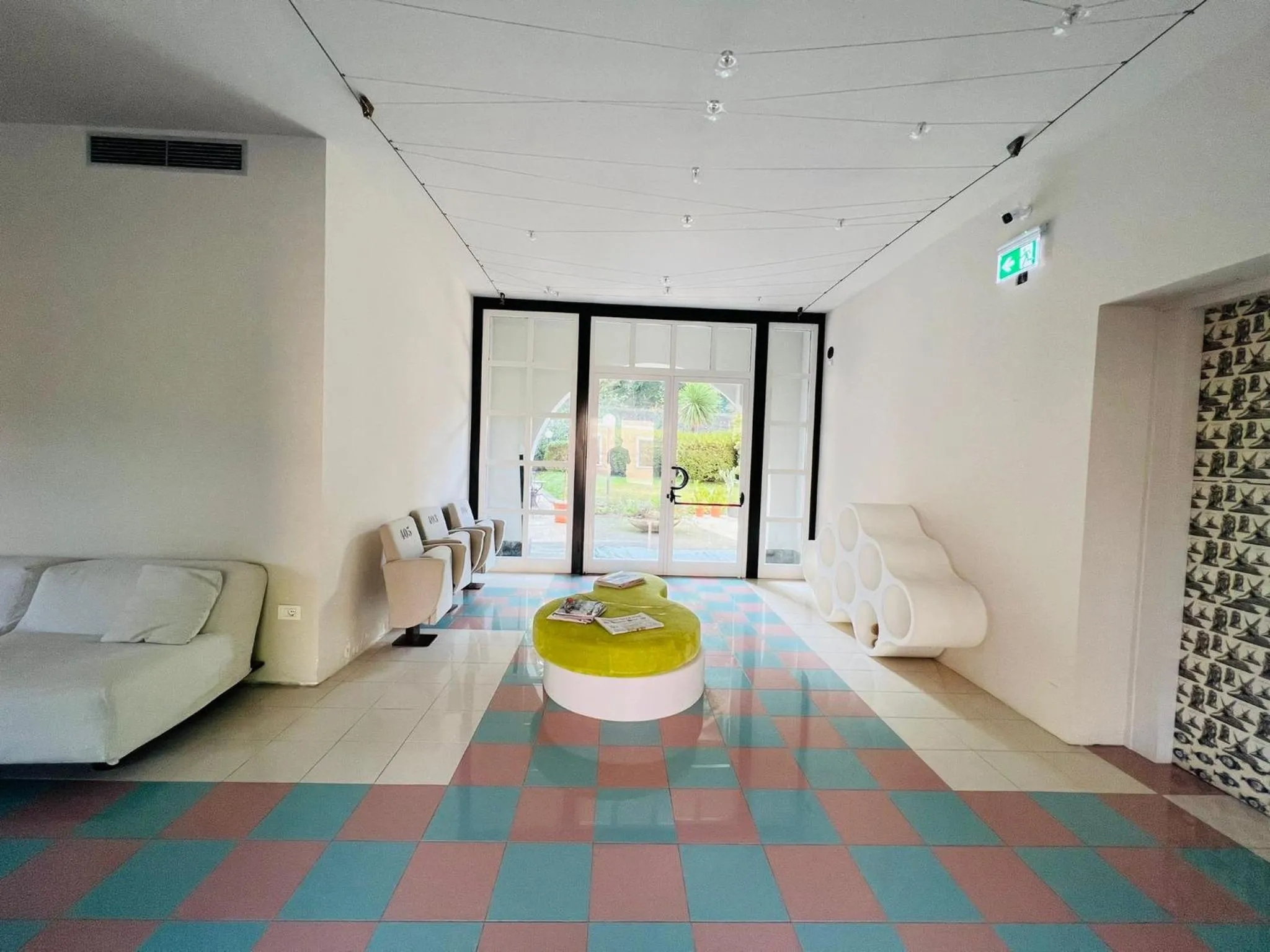 Living room in hotel garni Santa Caterina