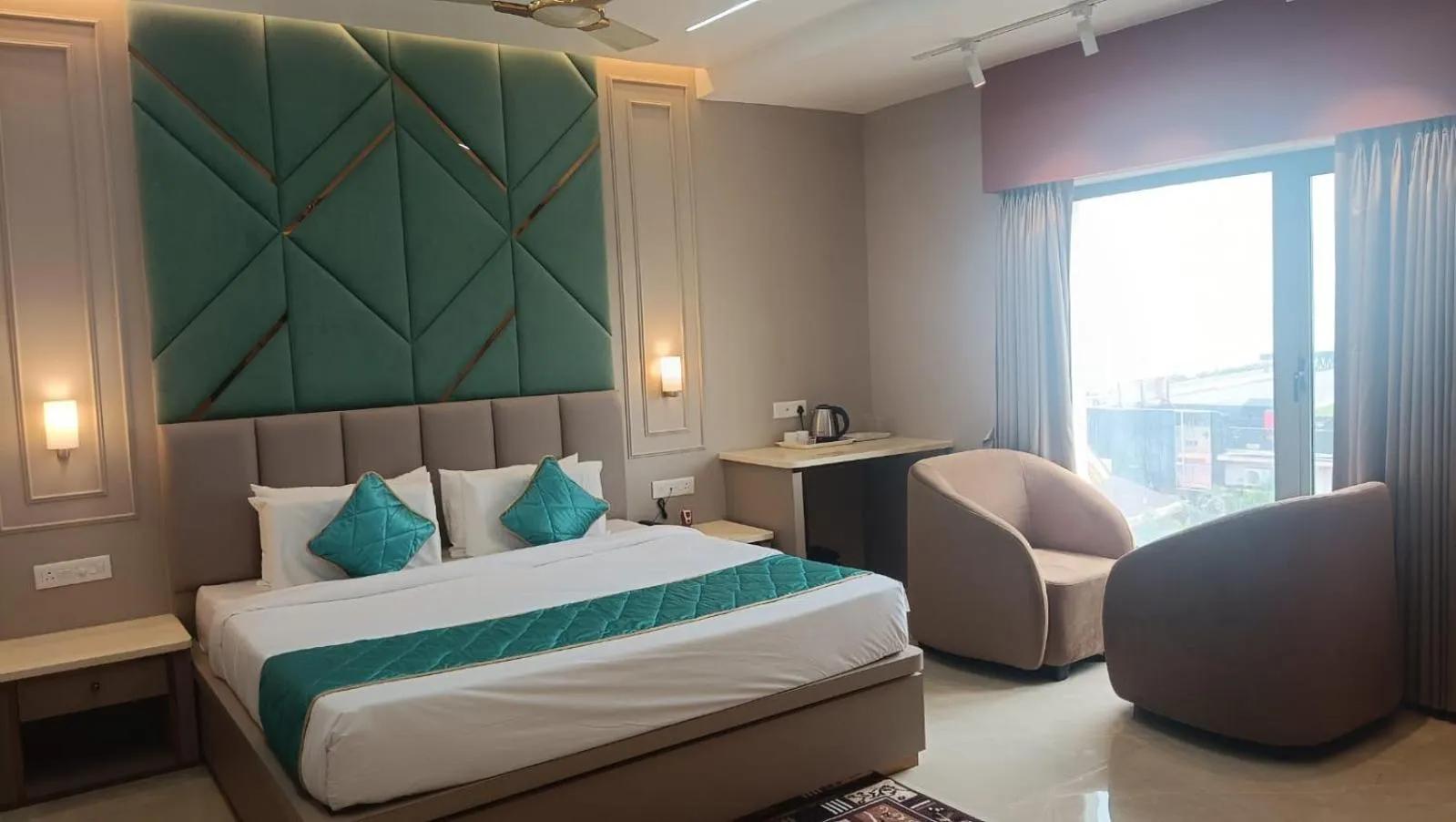 View (from property/room), Bed in JEEVAN SANDHYA