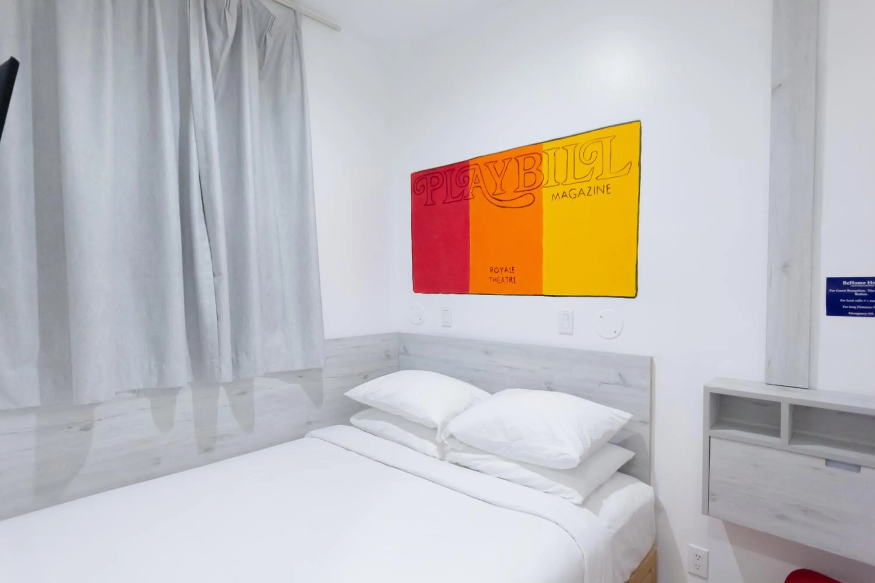 Bed in JG Times SQ Hotel by JGSTAY