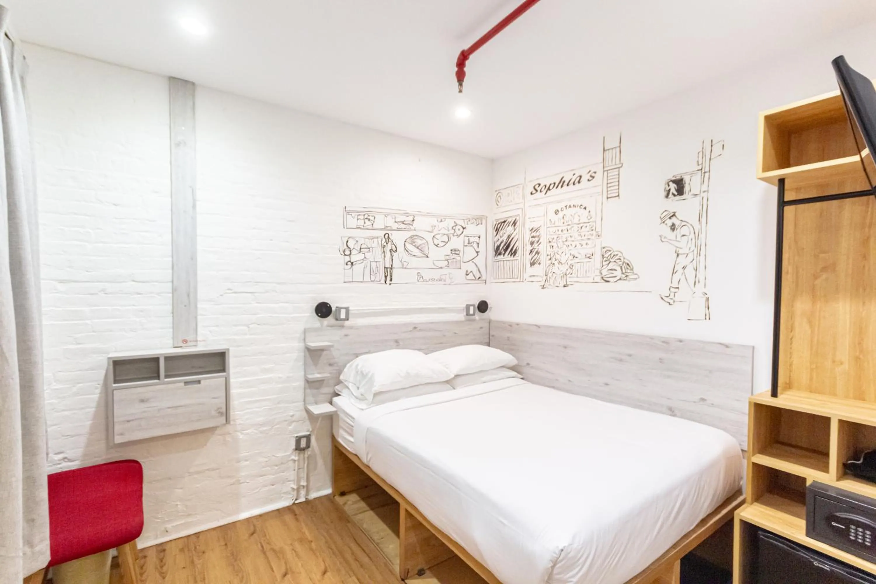 Bed in JG Times SQ Hotel by JGSTAY