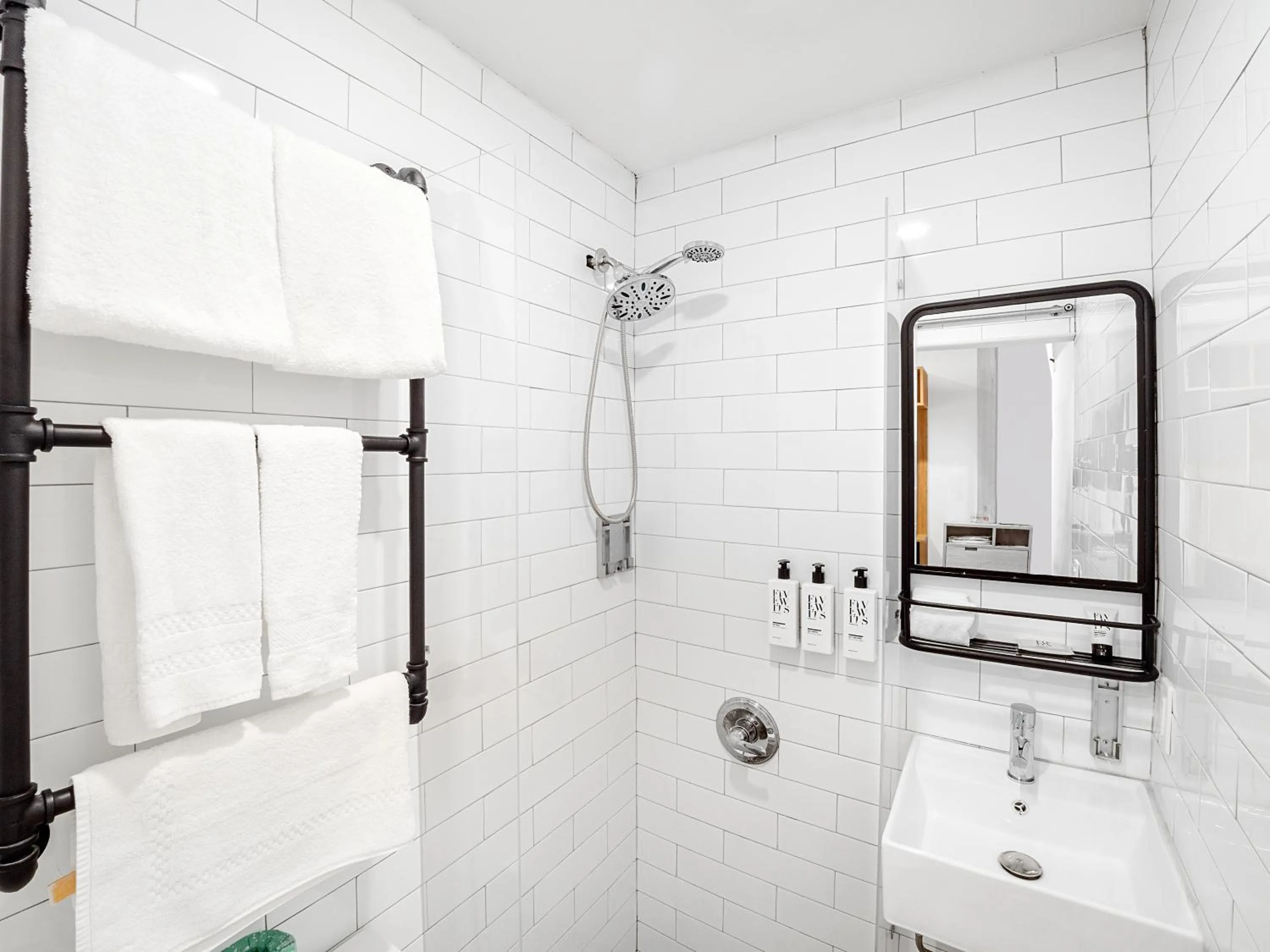 Bathroom in BeHome by LuxUrban