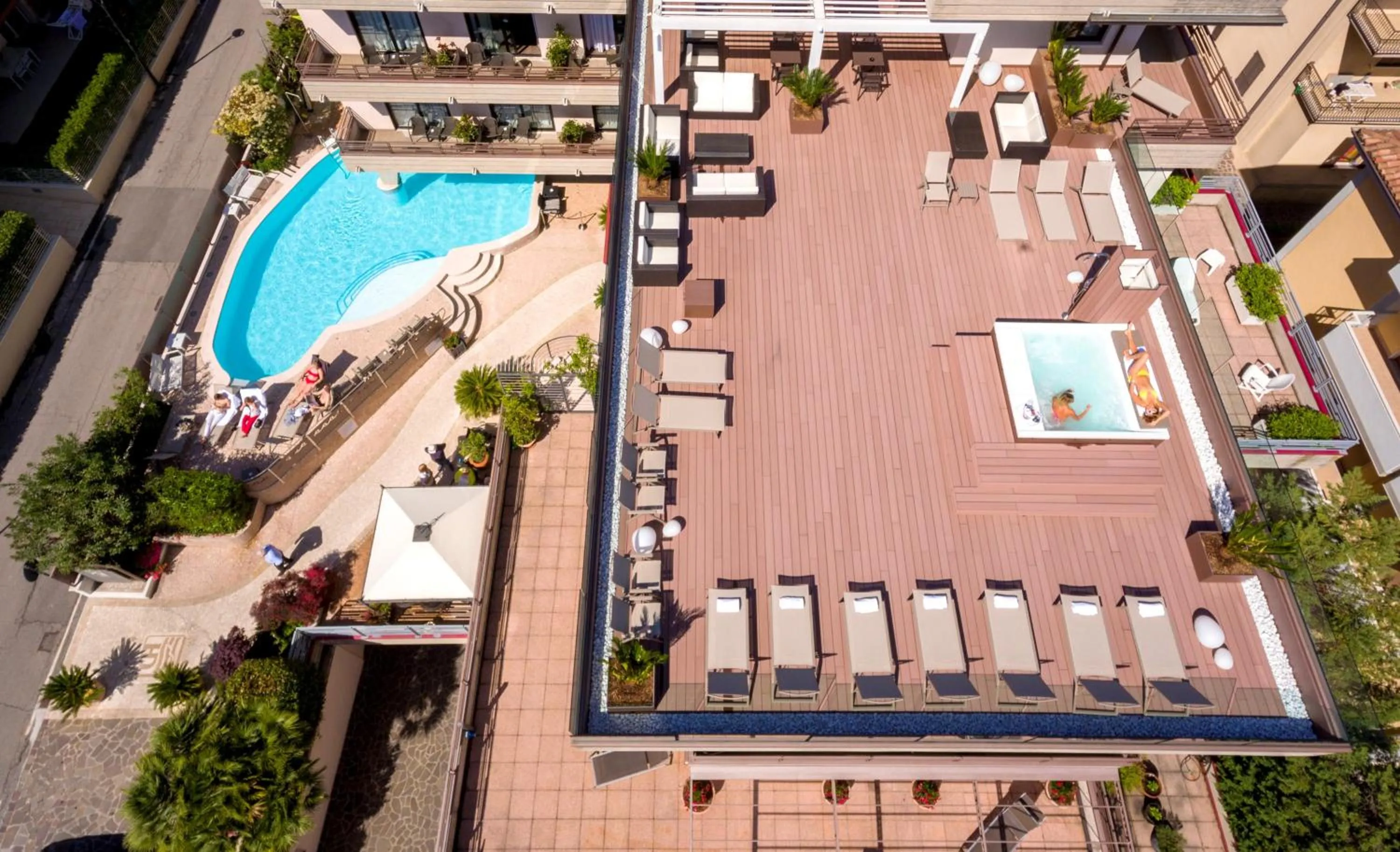 Bird's eye view in Hotel Desenzano