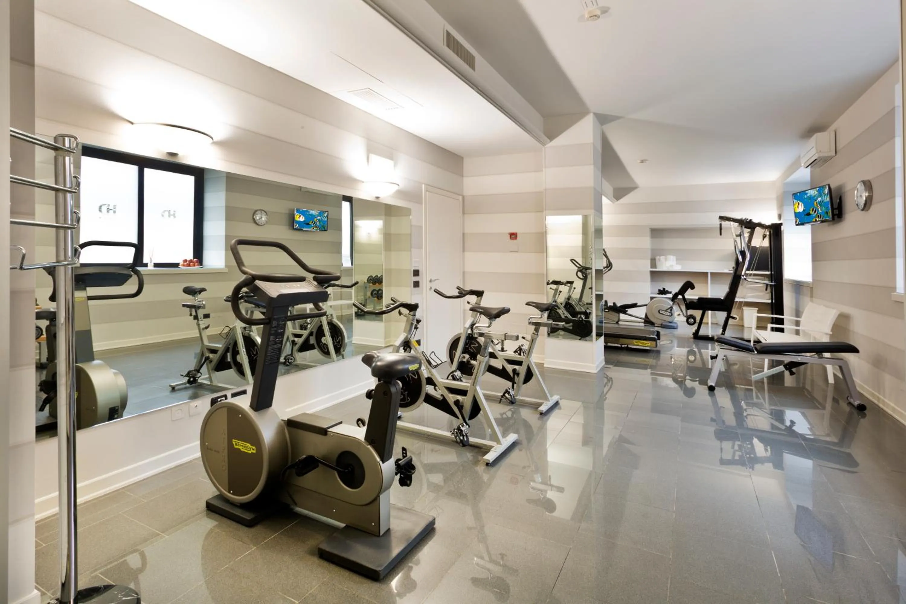 Fitness centre/facilities in Hotel Desenzano