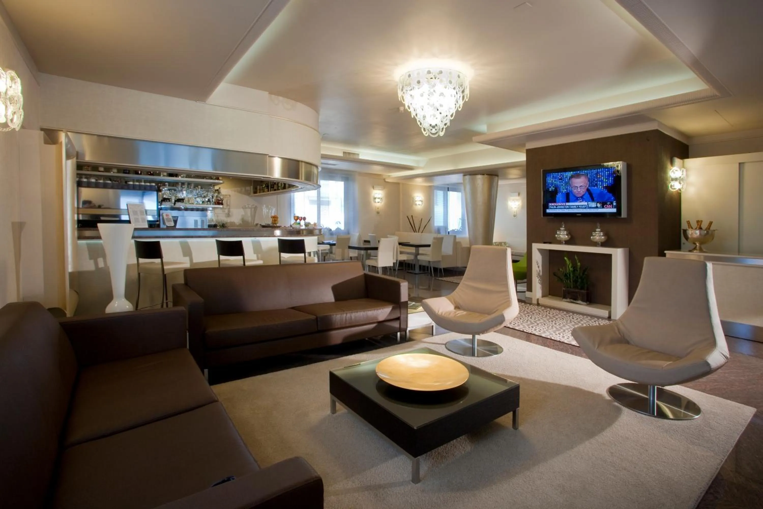 Lobby or reception in Hotel Desenzano