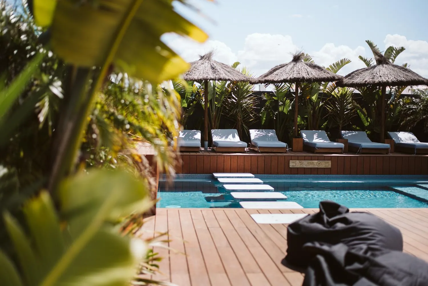 Swimming pool in The Salty Surf & Yoga