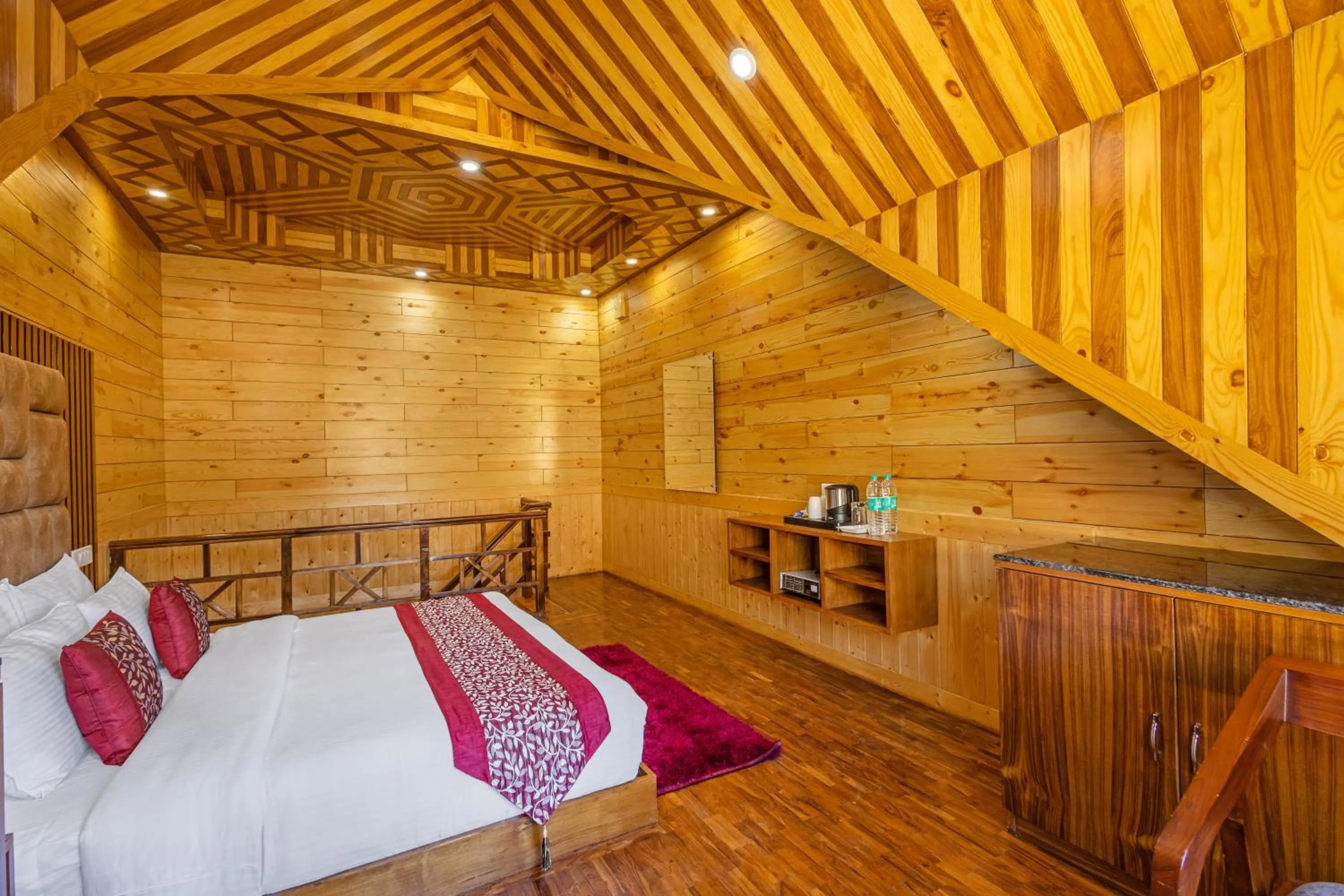 Bedroom, Bed in Sterling Shivalik Chail