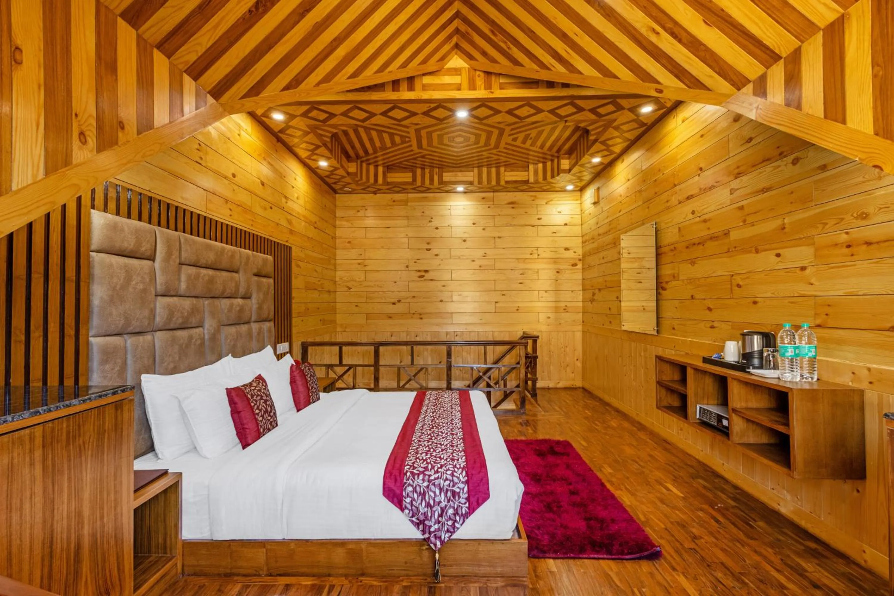 Bedroom, Bed in Sterling Shivalik Chail