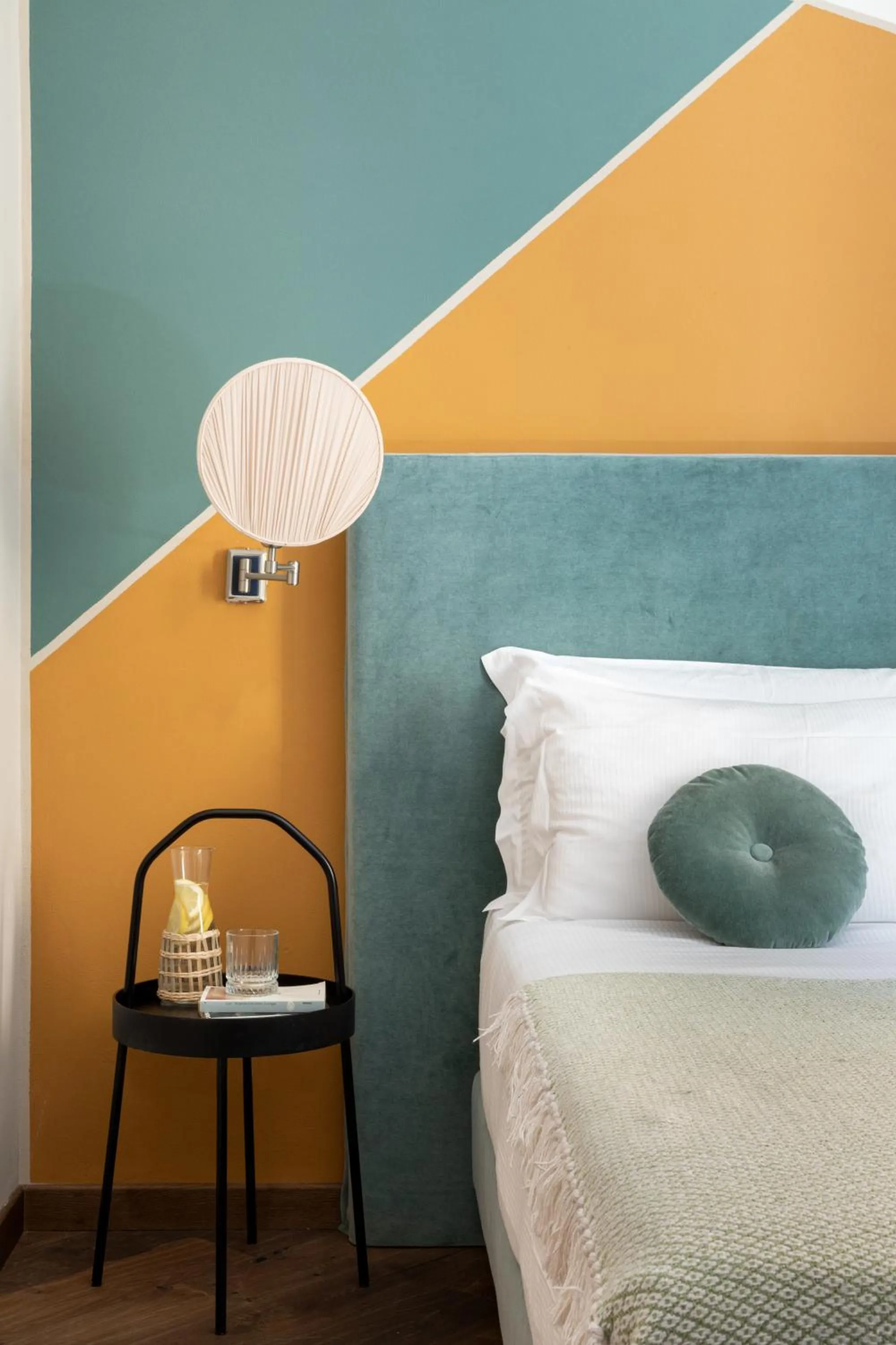 Decorative detail, Bed in Boutique Hotel Galatea