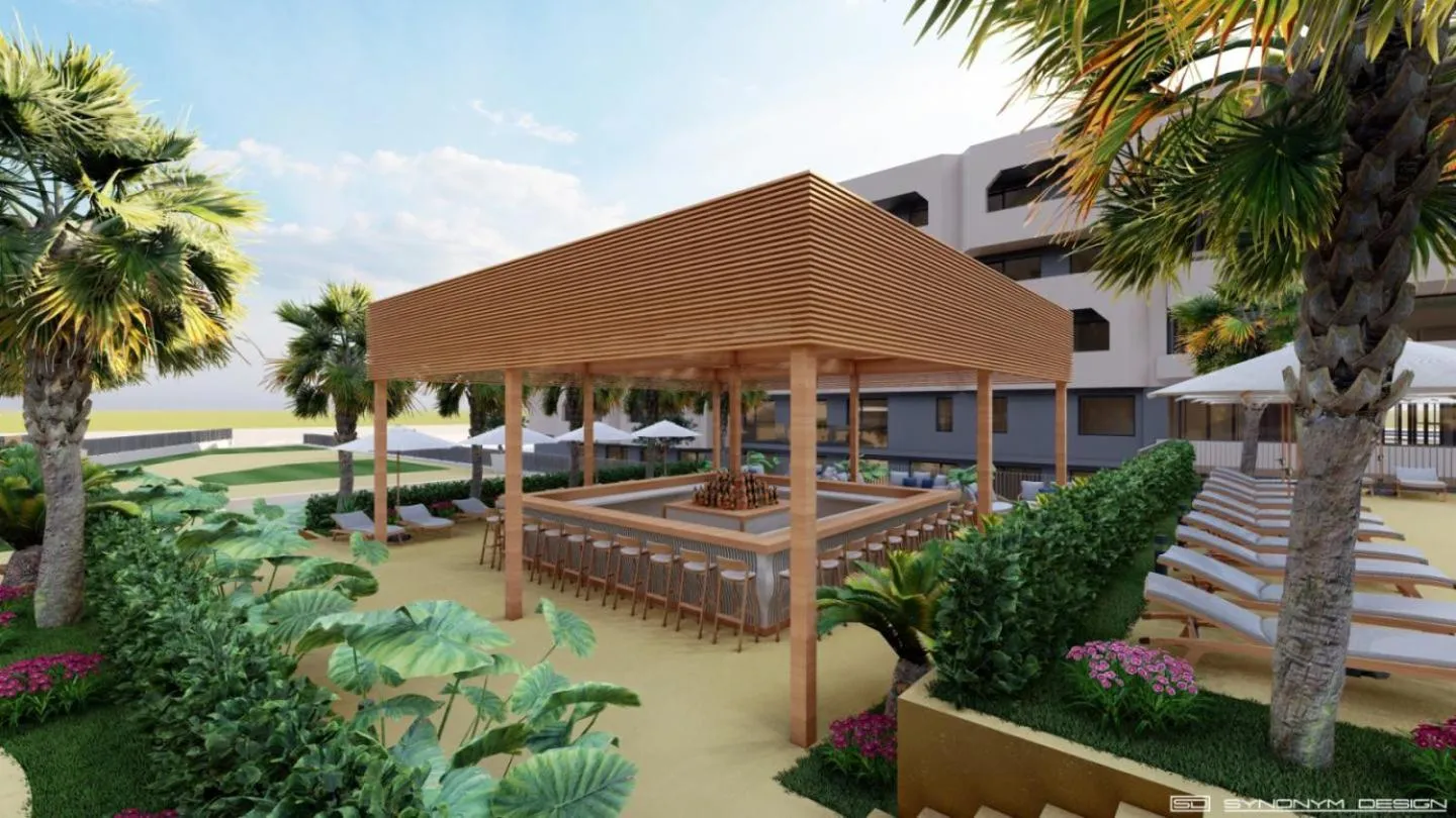 Pool view in Atliman Beach Park Hotel