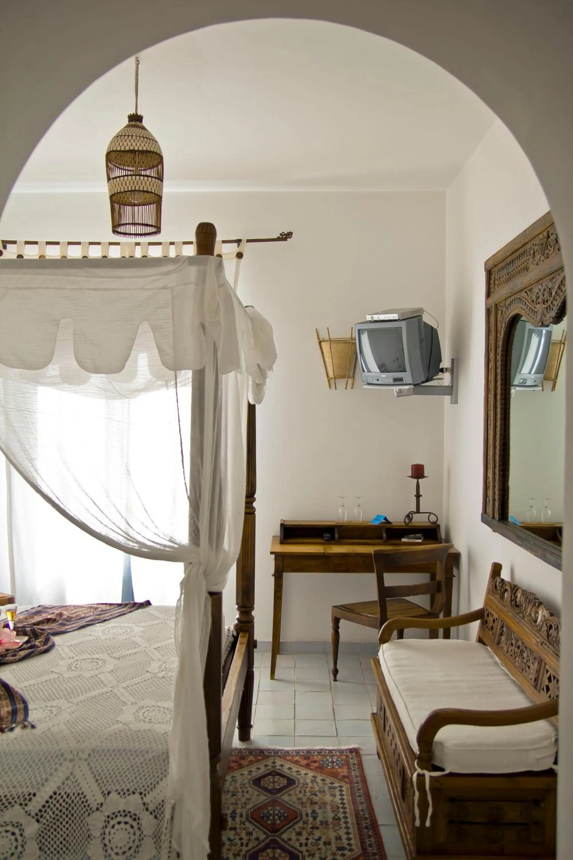 Bed in Quartara Boutique Hotel