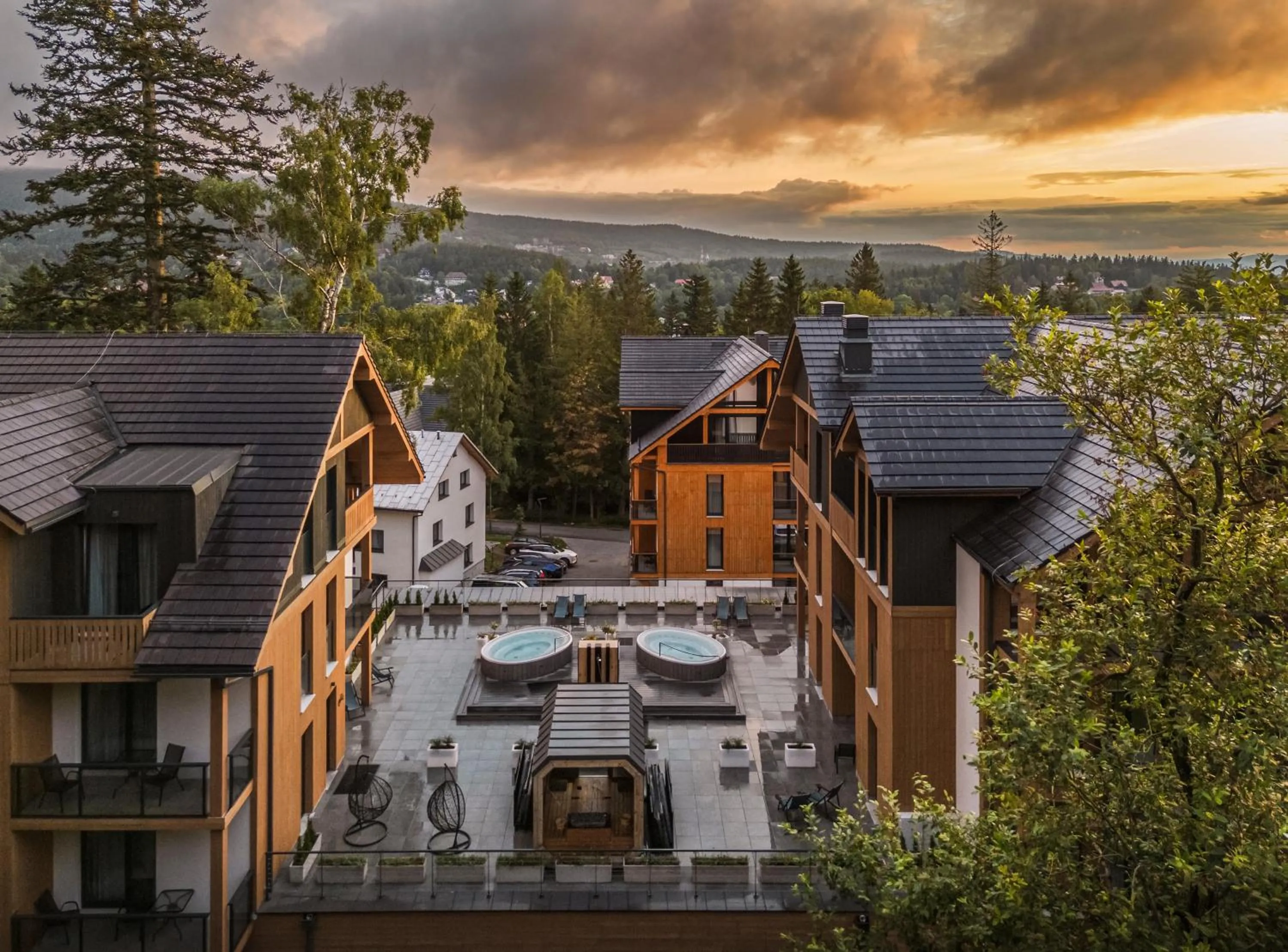 Mountain view in Rezydencja AQUA by GRANO