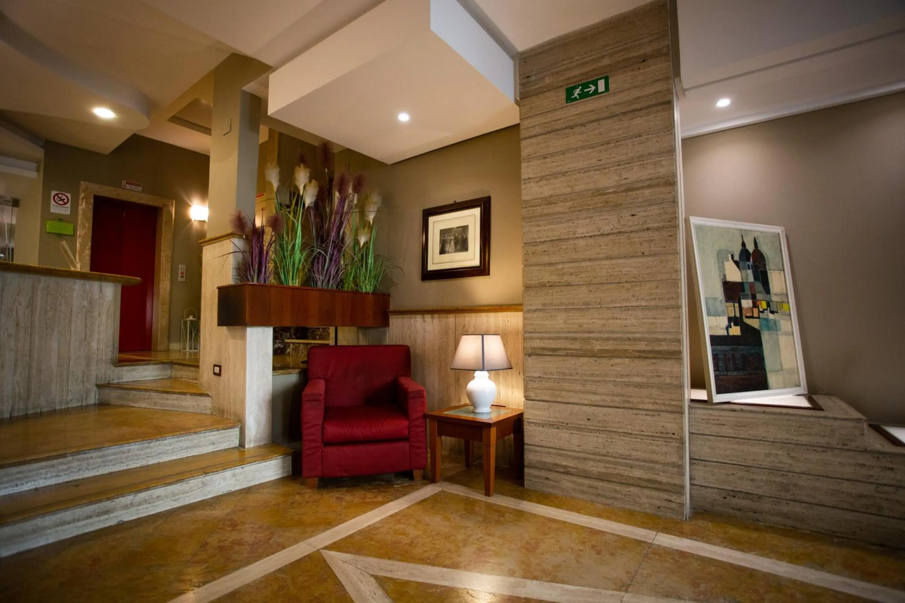 Lobby or reception in Hotel Posta