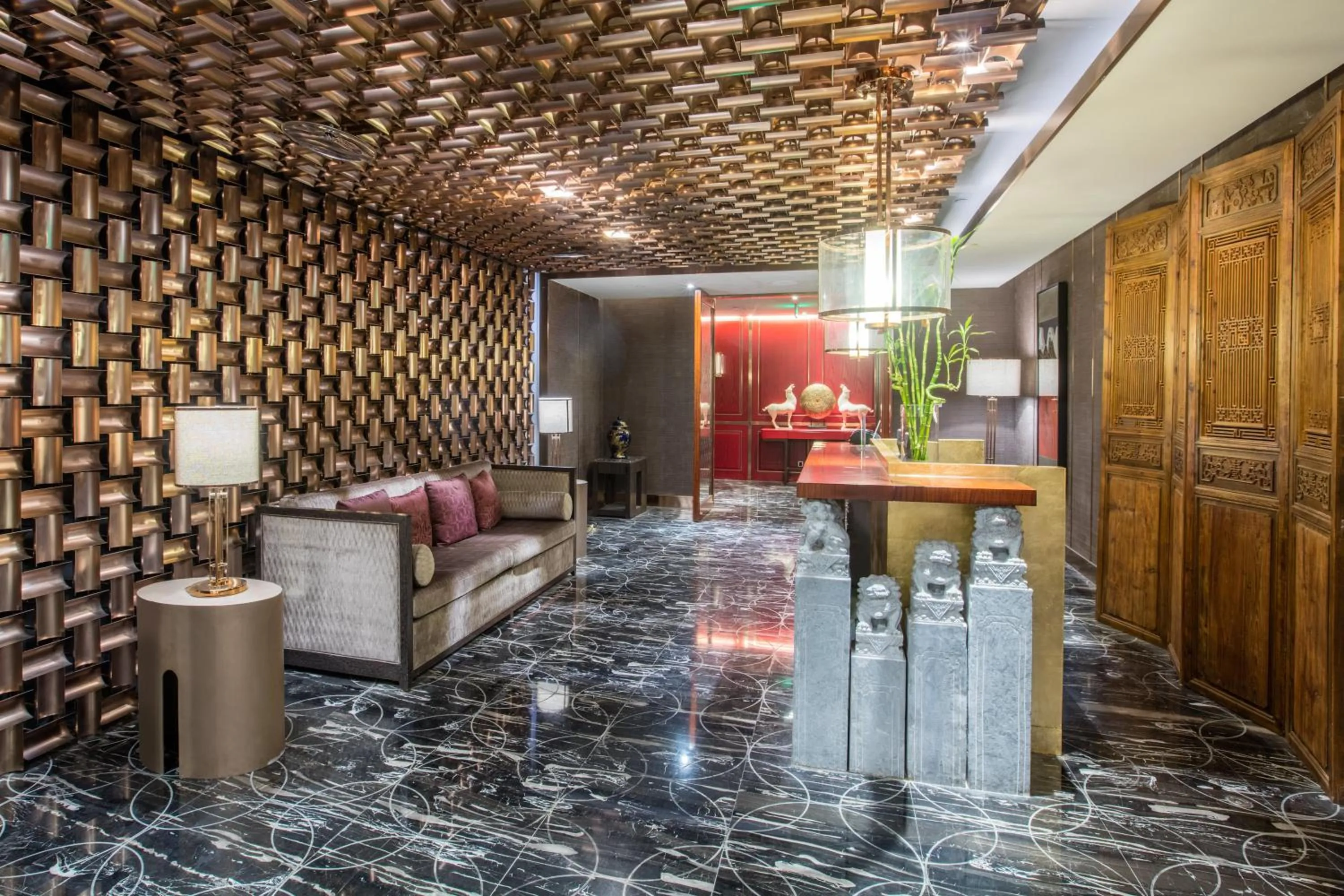 Decorative detail in Crowne Plaza Kunming City Centre by IHG