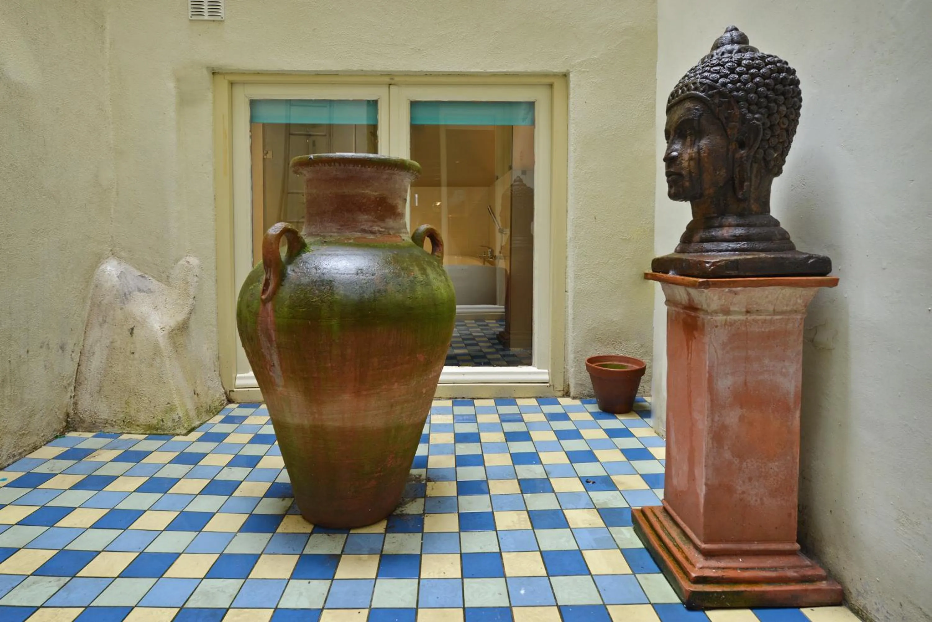 Patio in Luxueuze Studio Herengracht