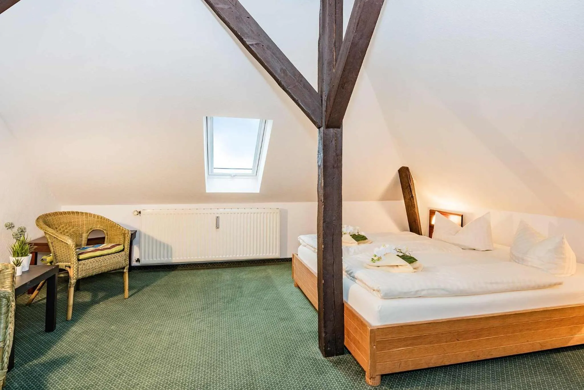 Bed in Strandvilla Imperator