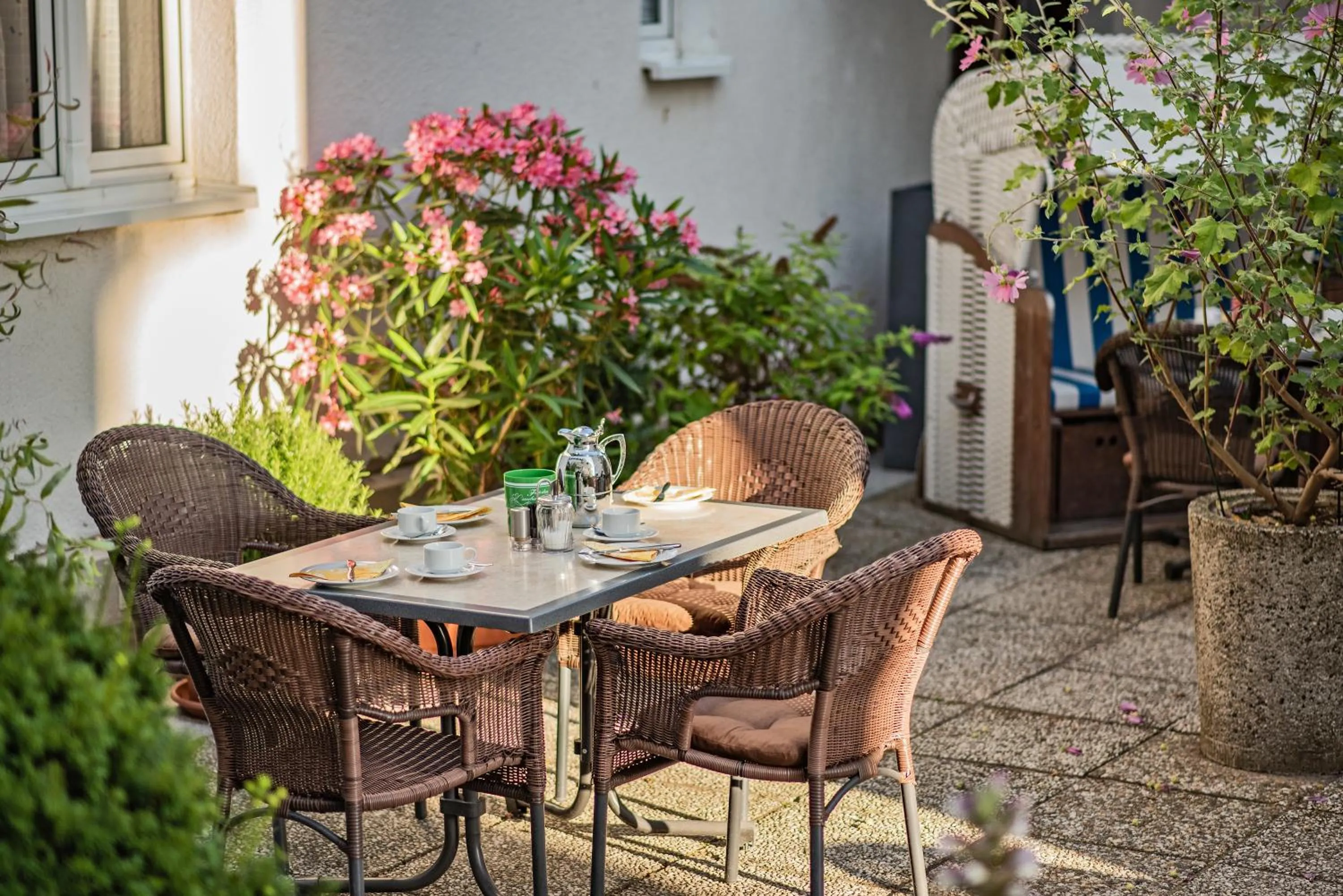 Balcony/Terrace in Strandvilla Imperator