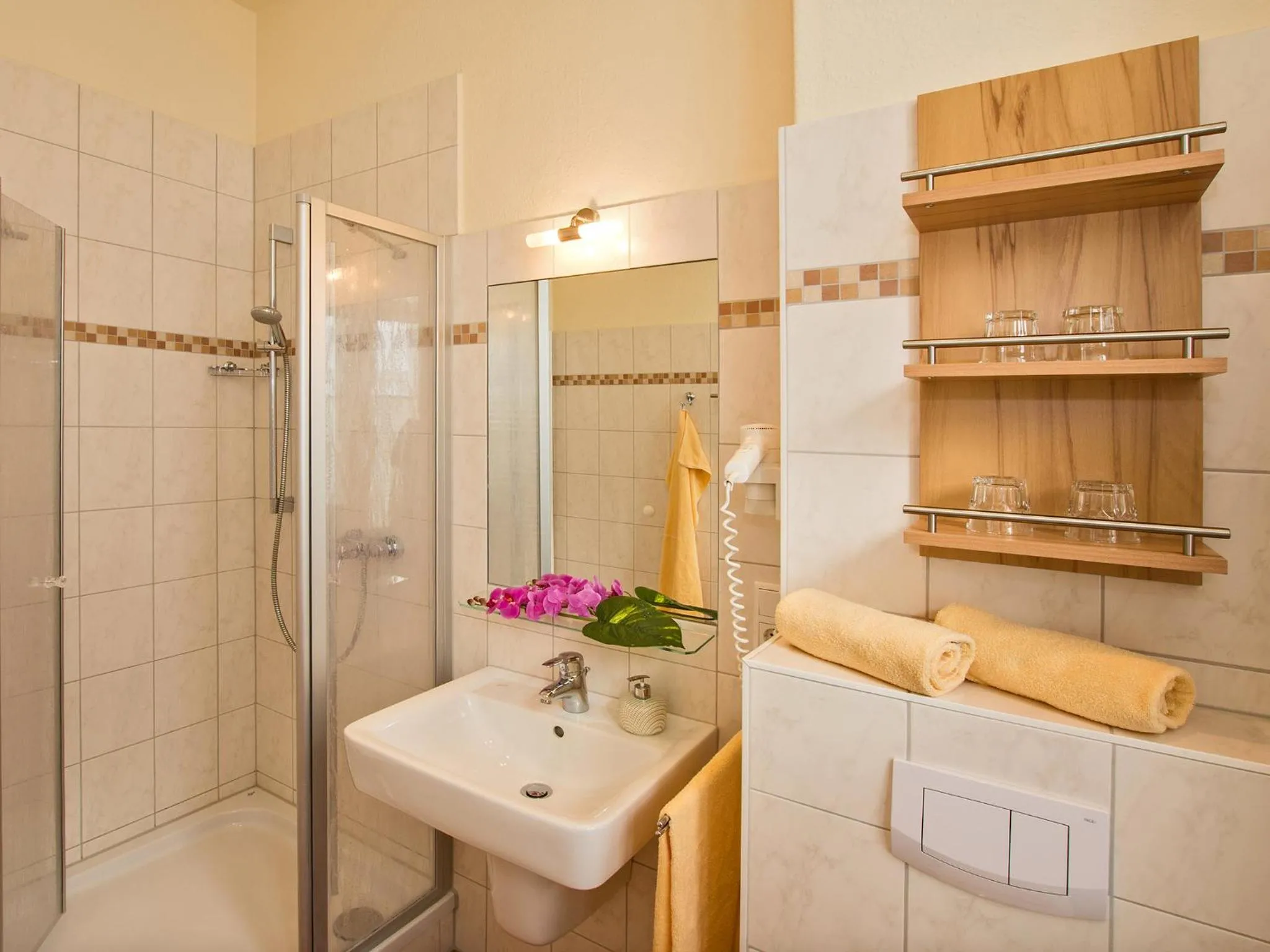 Shower in Strandvilla Imperator