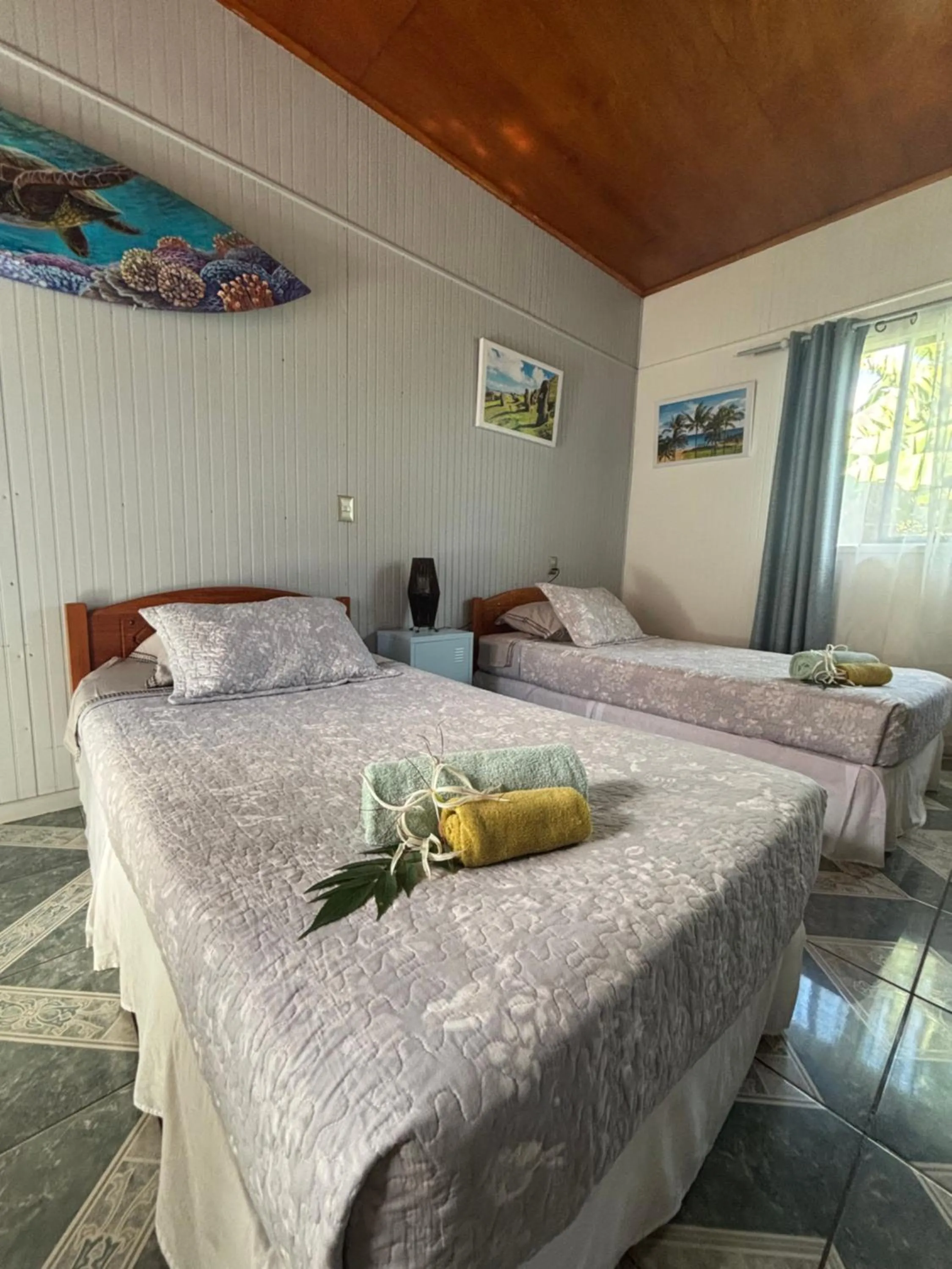 Bed in Kahina Lodge