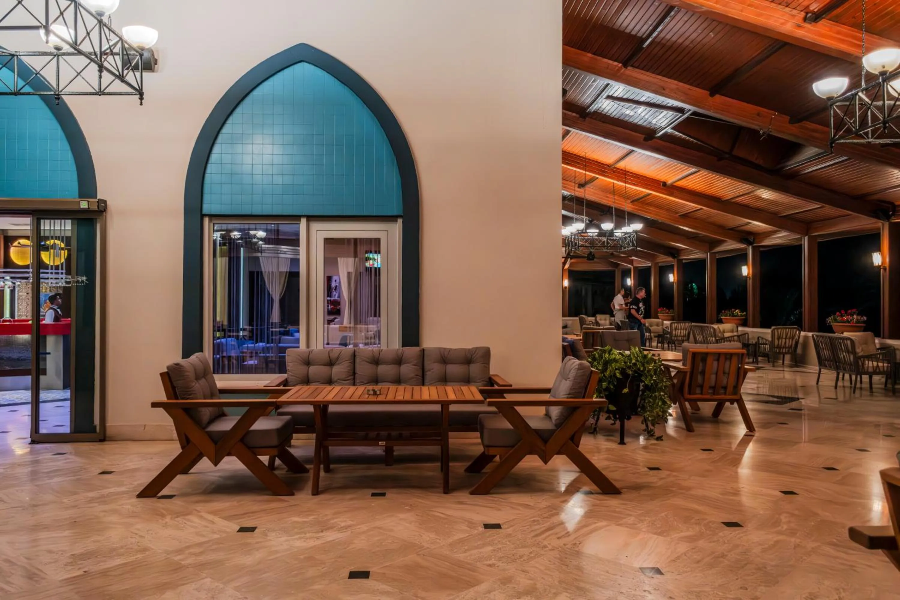 Seating area in Belconti Resort Hotel