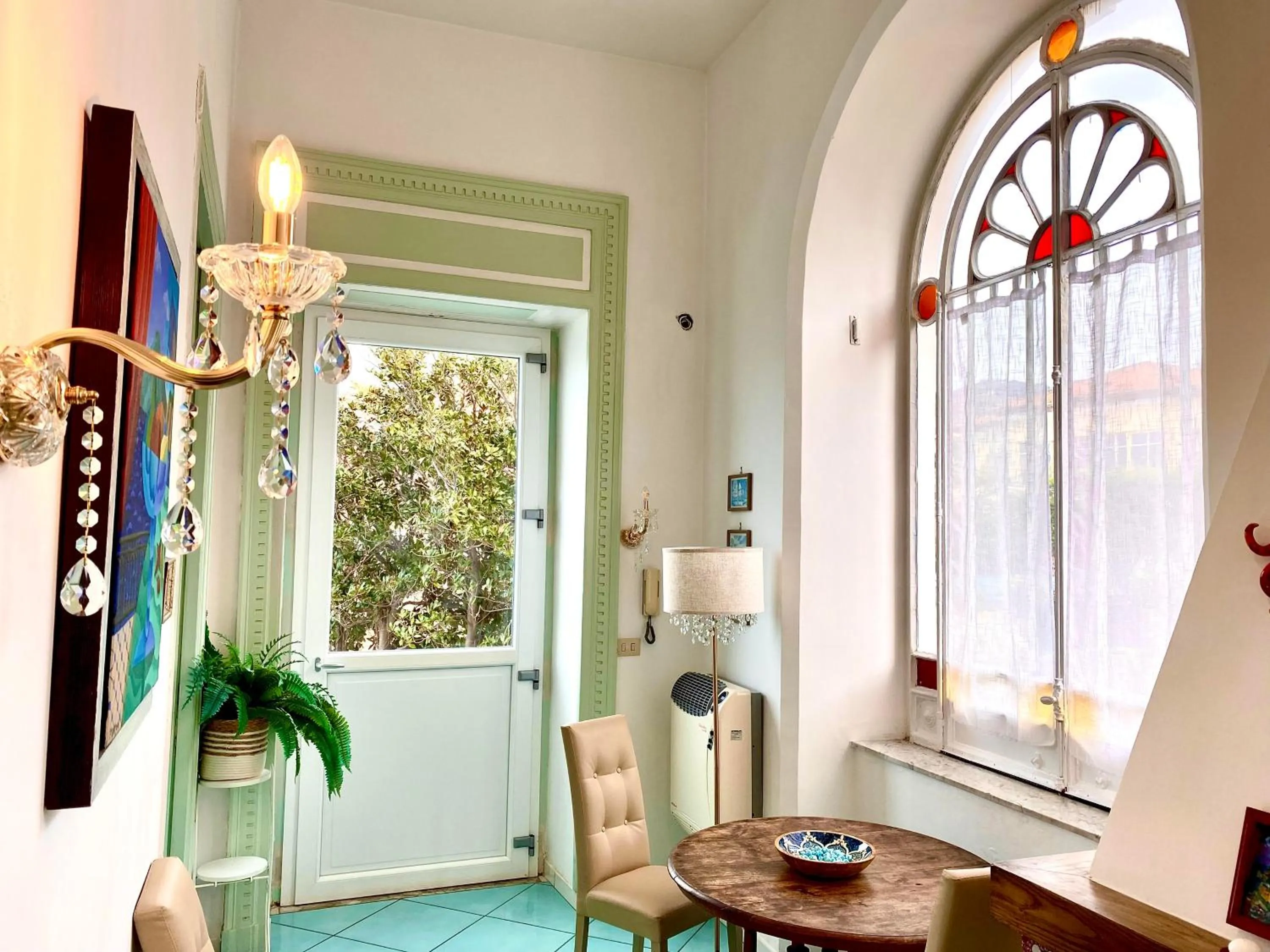 Living room in Villa La Terrazza Suites