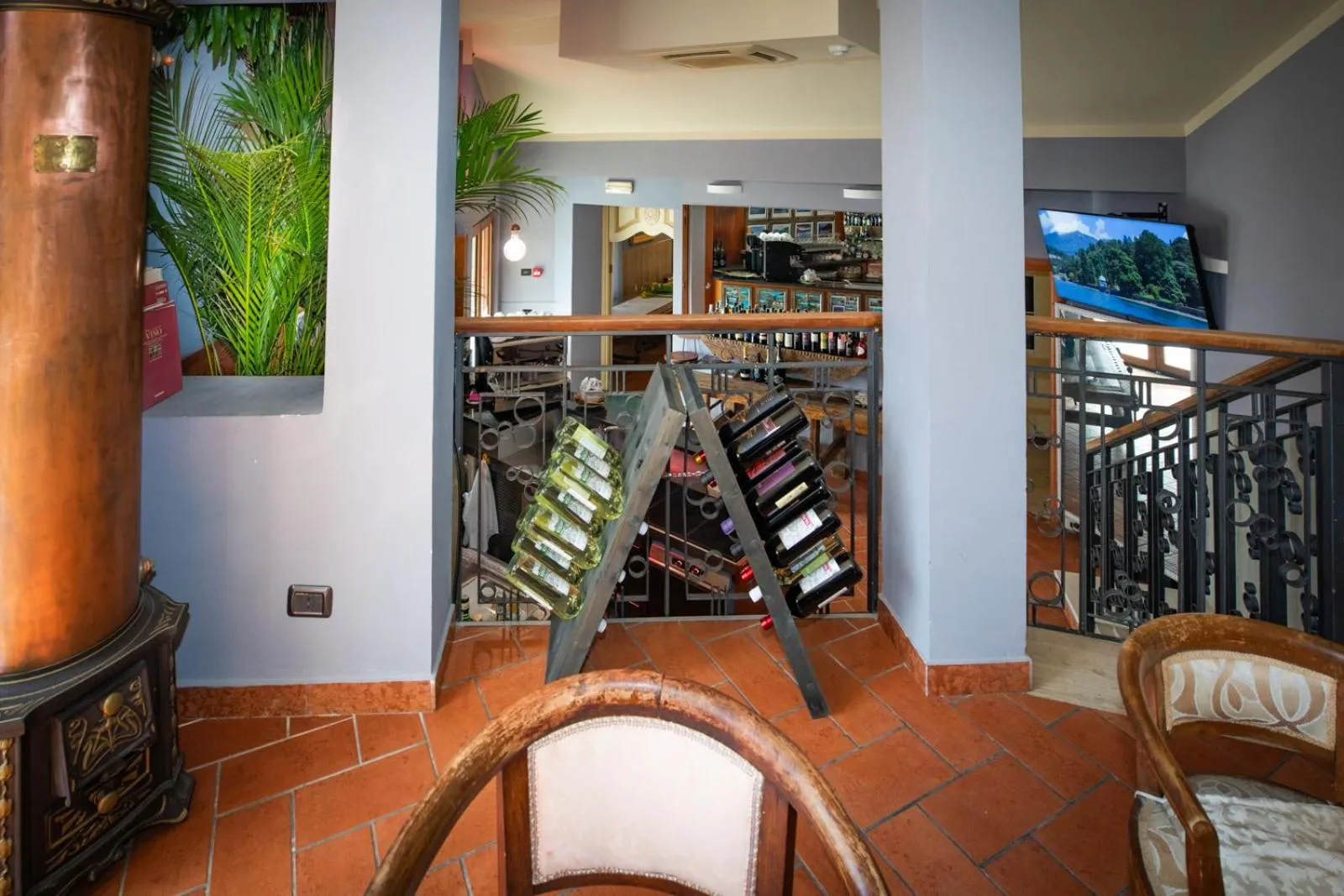 Seating area in Hotel Vista Lago Como