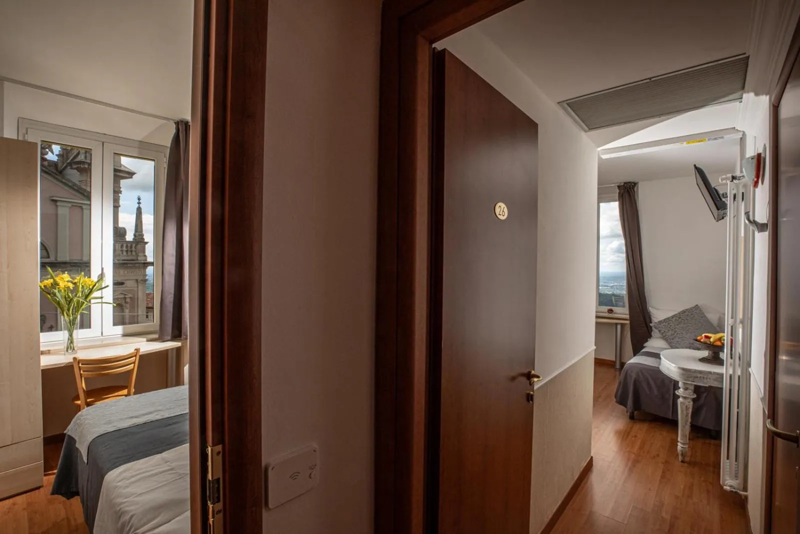 Bed in Hotel Vista Lago Como