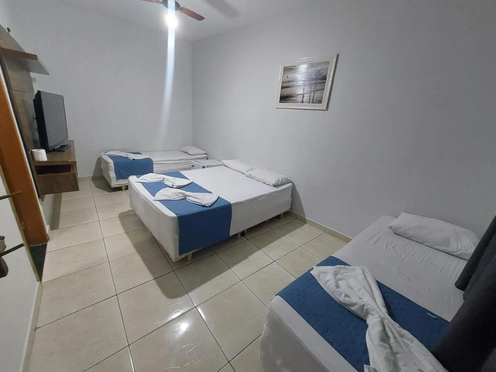 Bed in Pousada Itaguaçu