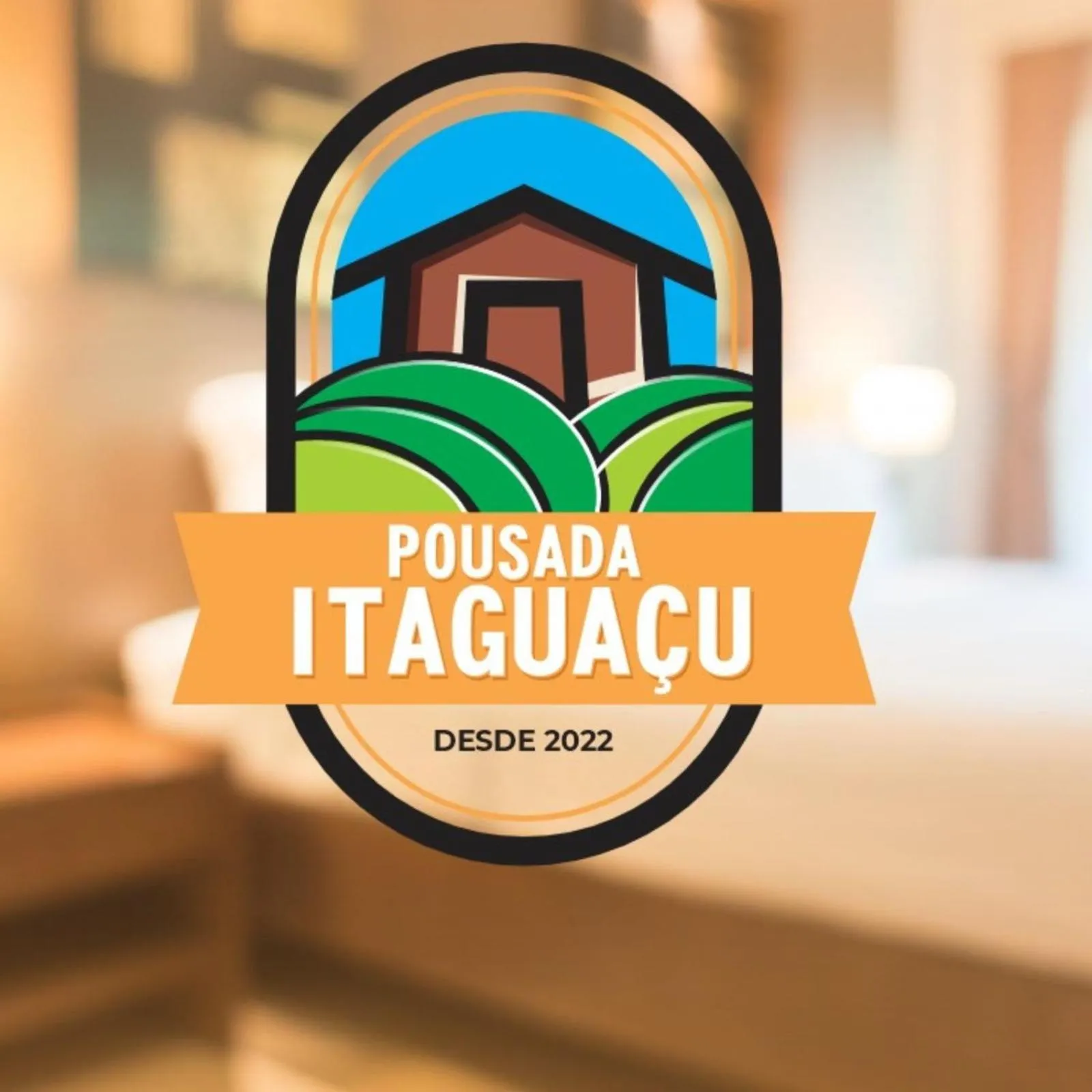 Property logo or sign, Bed in Pousada Itaguaçu