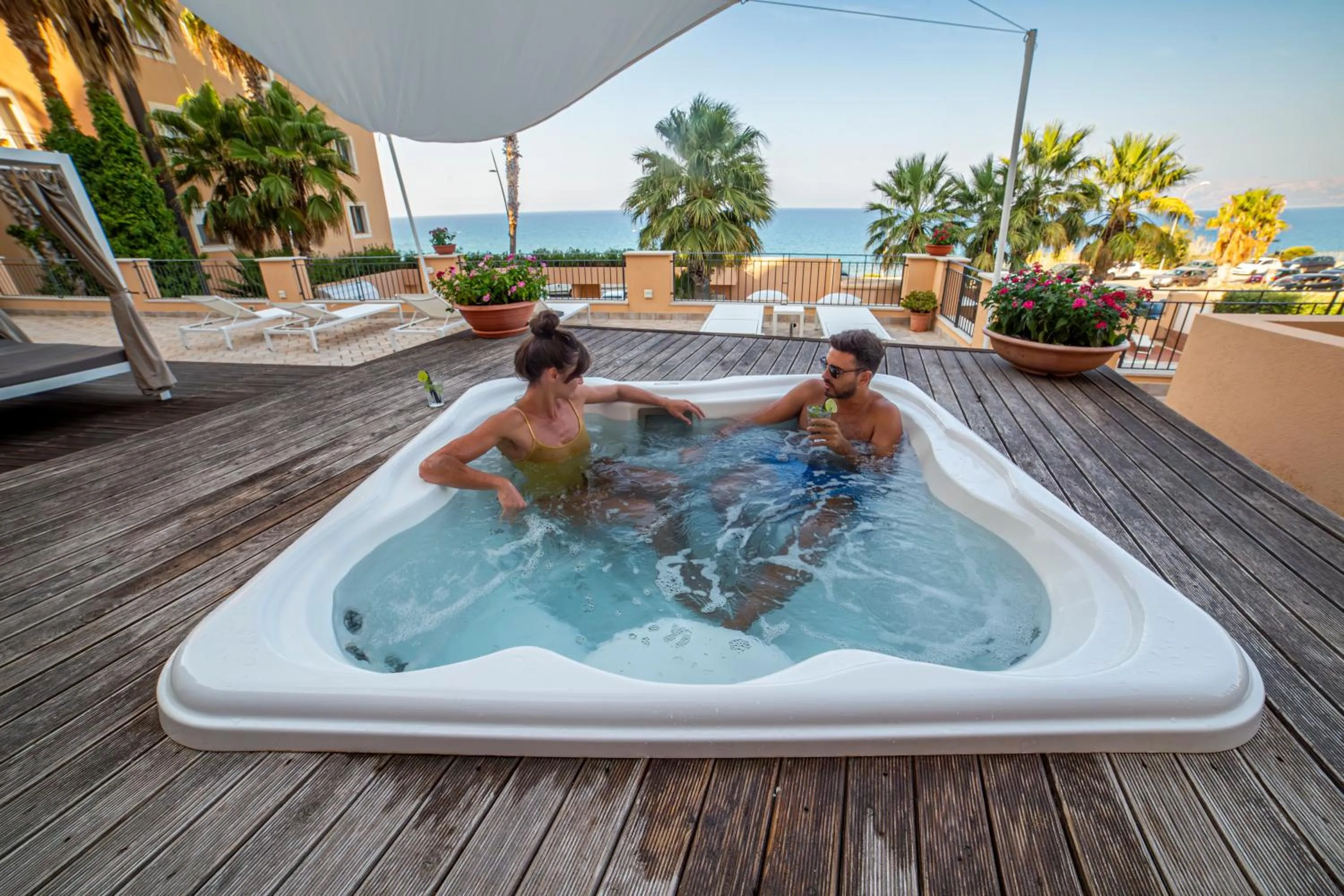 Solarium in Hotel Punta Nord Est