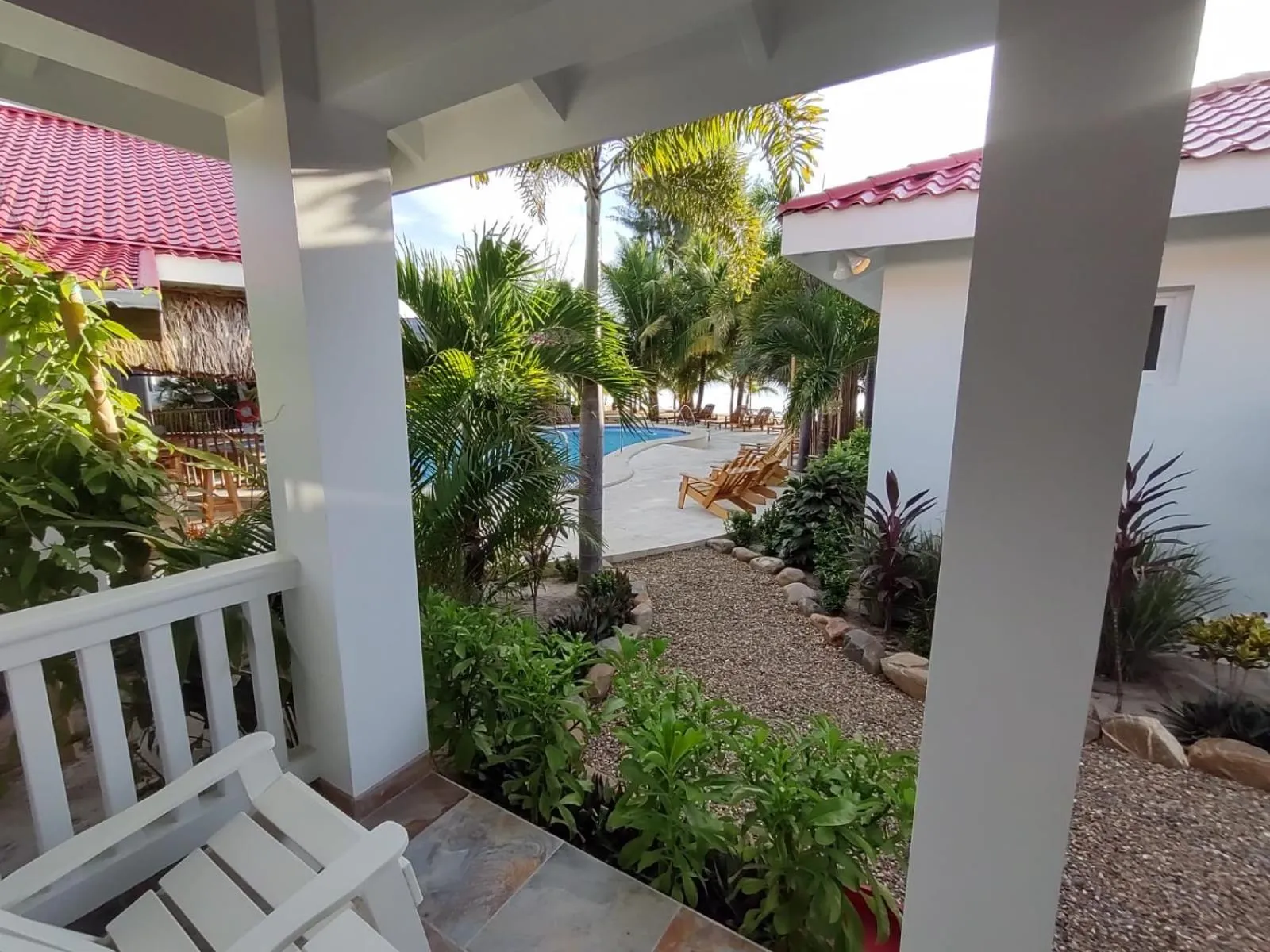 Pool view in Ceiba Beach Resort