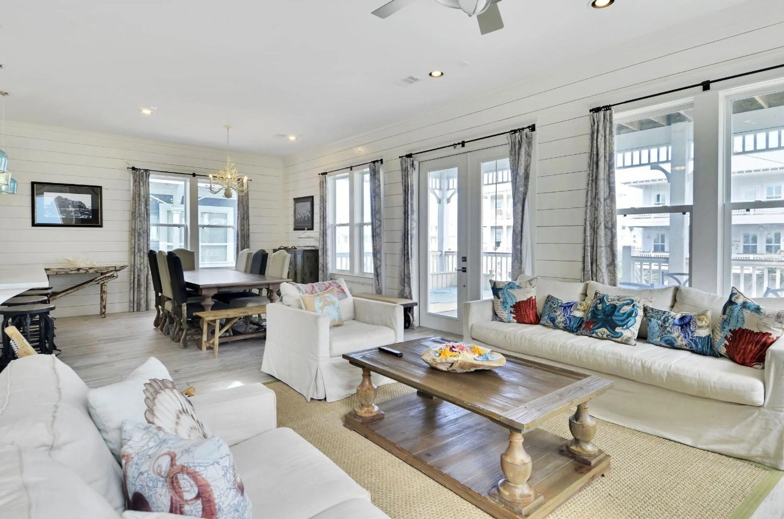 Living room in Beachside Haven