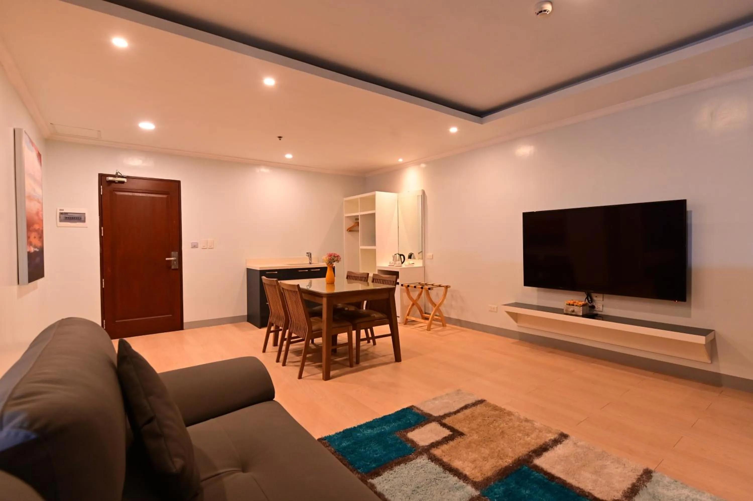 Seating area in T Shine Resort and Spa