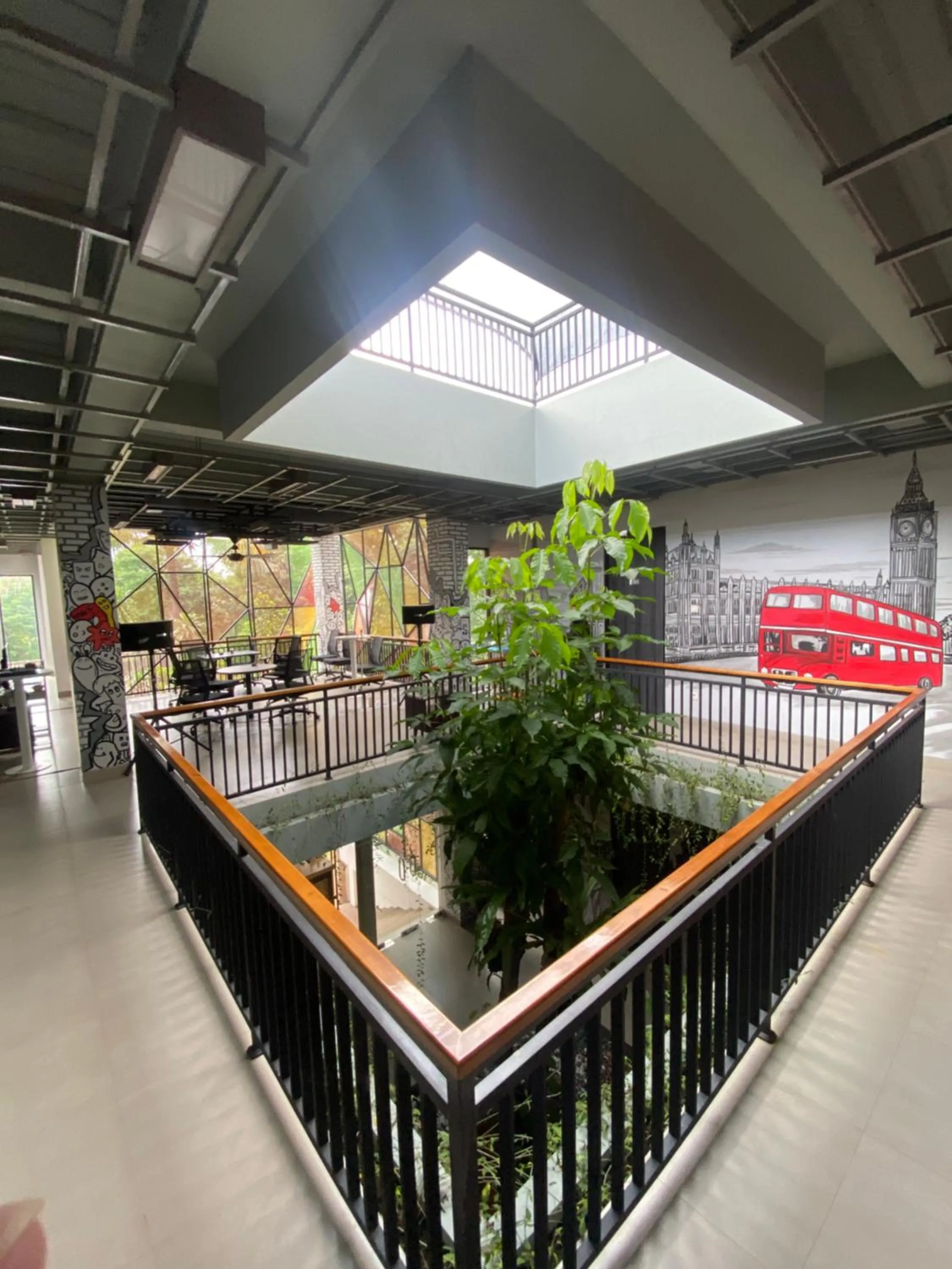 Inner courtyard view in PALAGAN HUIS