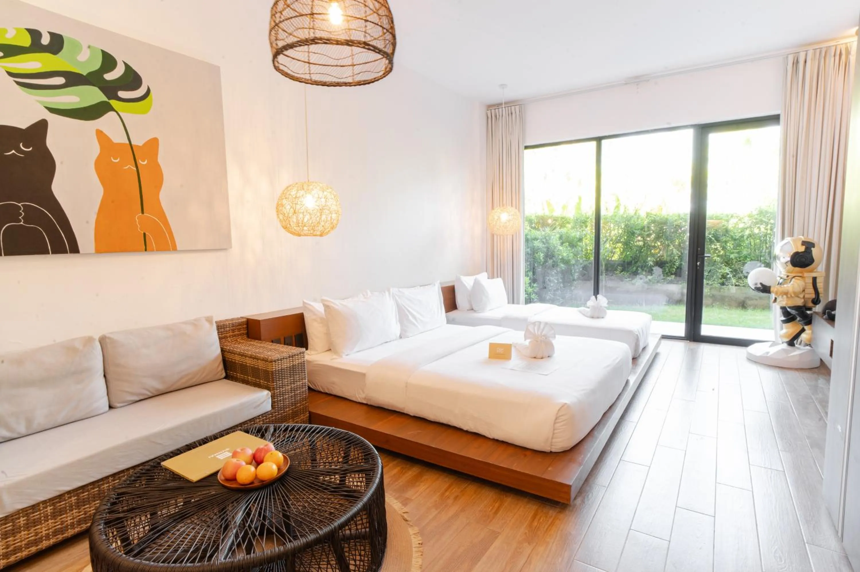 Bed in Nacpan Beach Resort Managed by H Hospitality - Newly Renovated