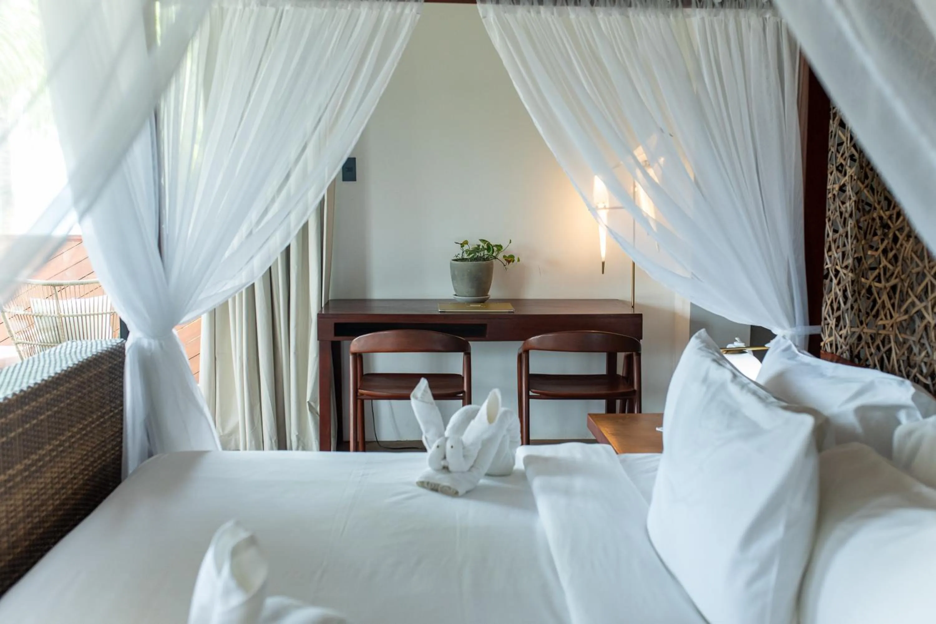Bed in Nacpan Beach Resort Managed by H Hospitality - Newly Renovated
