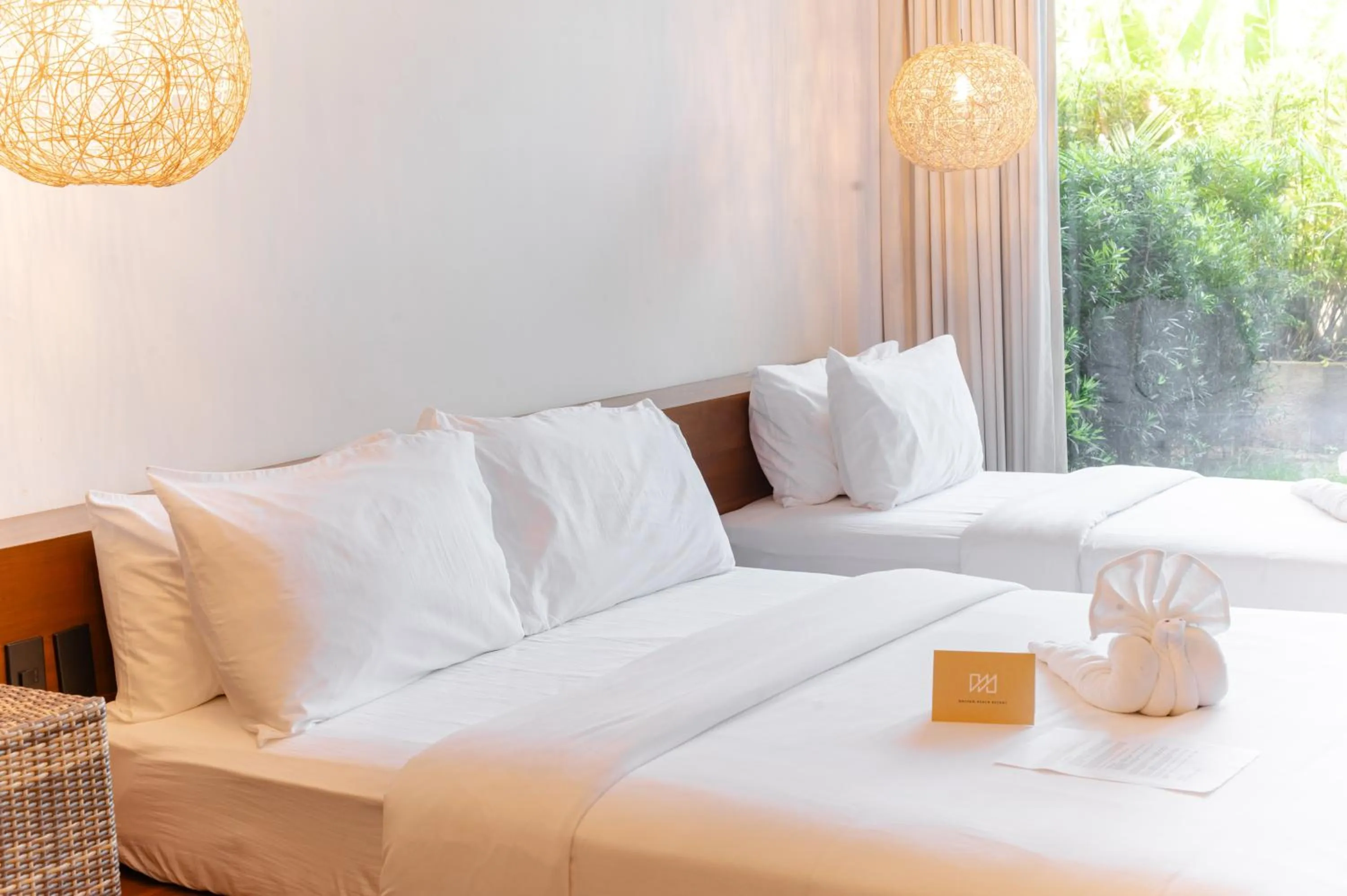 Bed in Nacpan Beach Resort Managed by H Hospitality - Newly Renovated