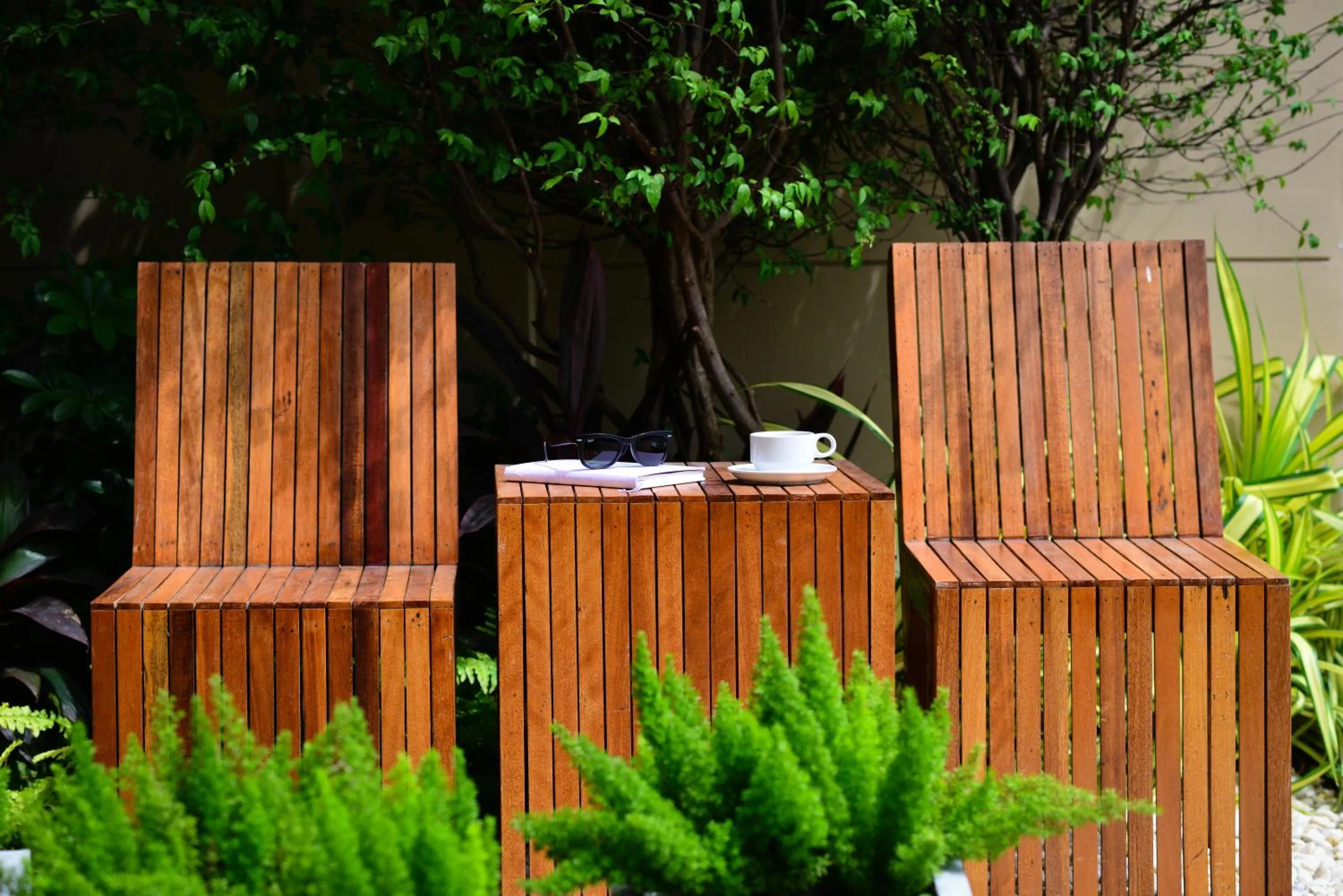 Garden in Grand BS Airport Hotel Suvarnabhumi