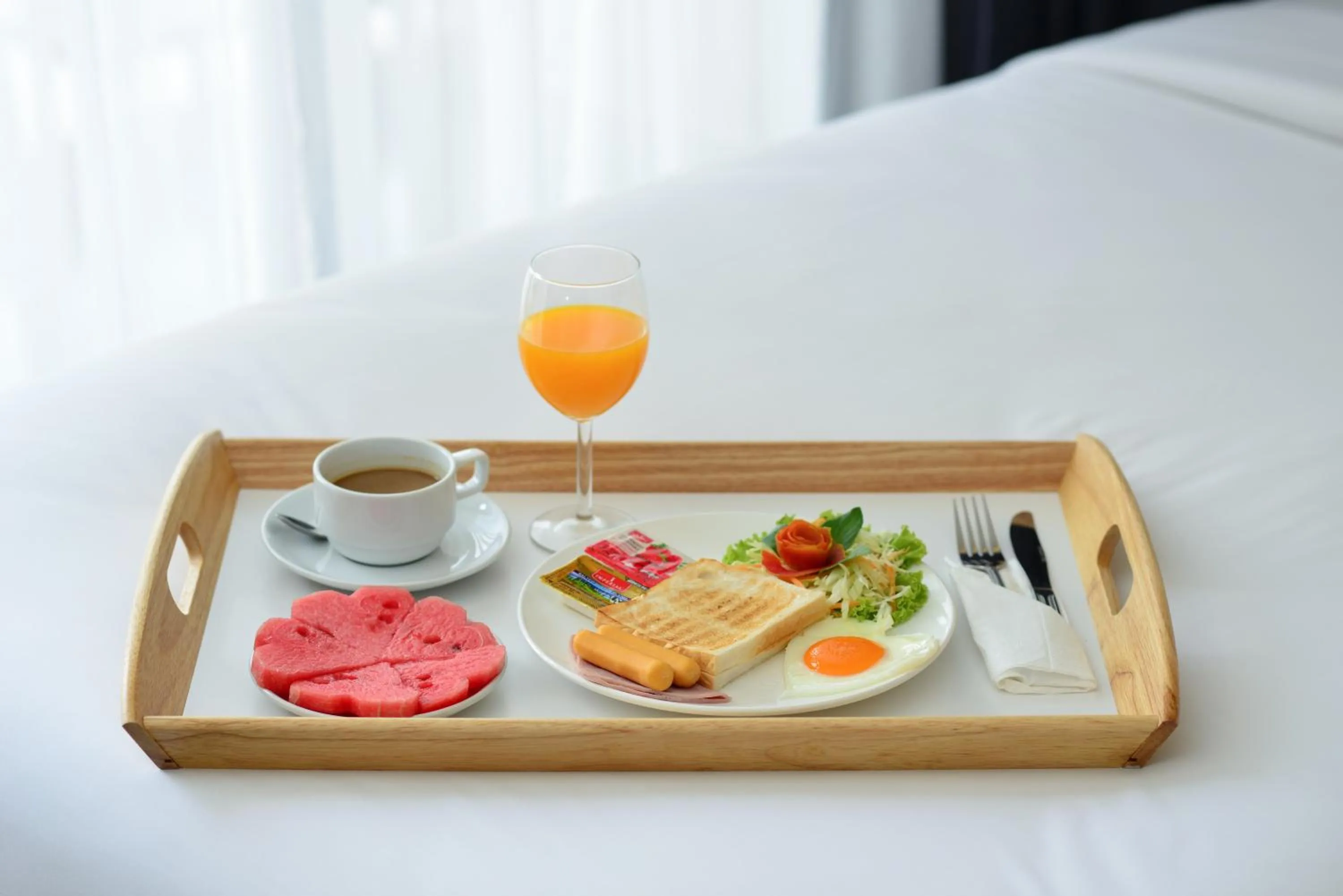 Breakfast in Grand BS Airport Hotel Suvarnabhumi